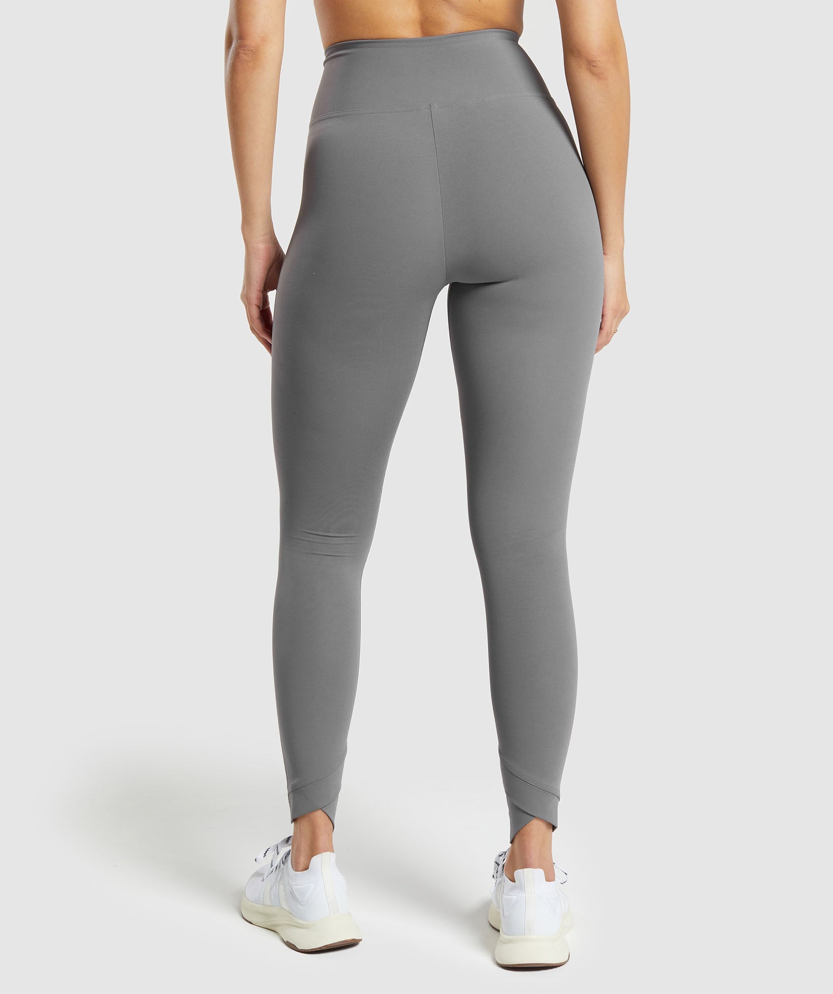 Gymshark Stitch Feature Leggings - Burgundy Brown