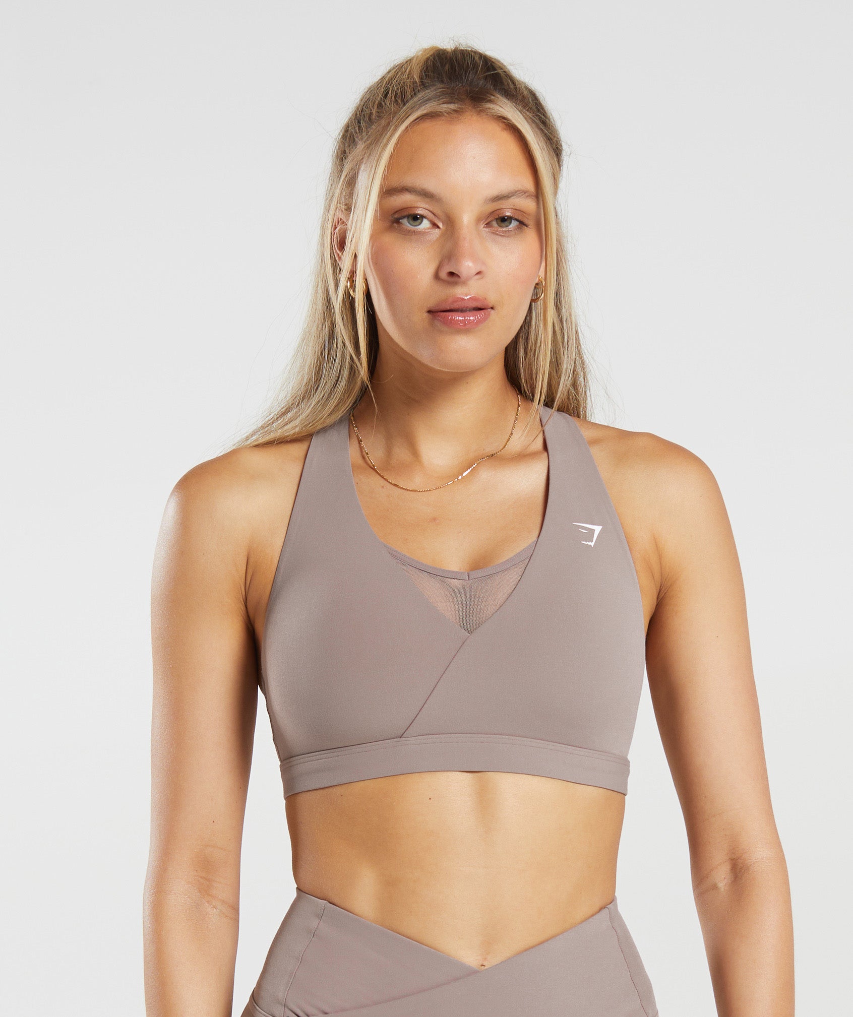 Gymshark Crossover Sports Bra - Black