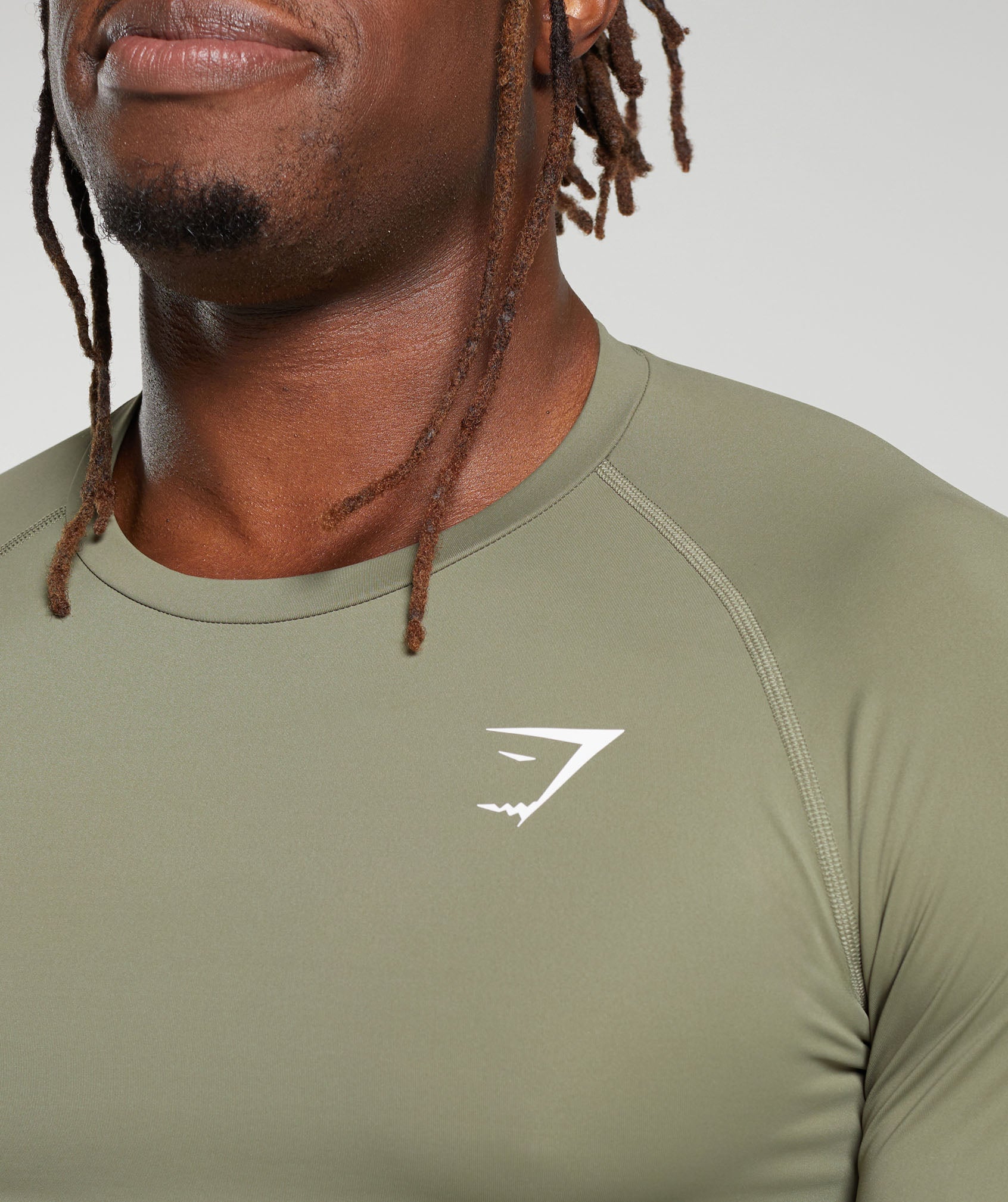 Element Baselayer Long Sleeve T-Shirt in Utility Green - view 4