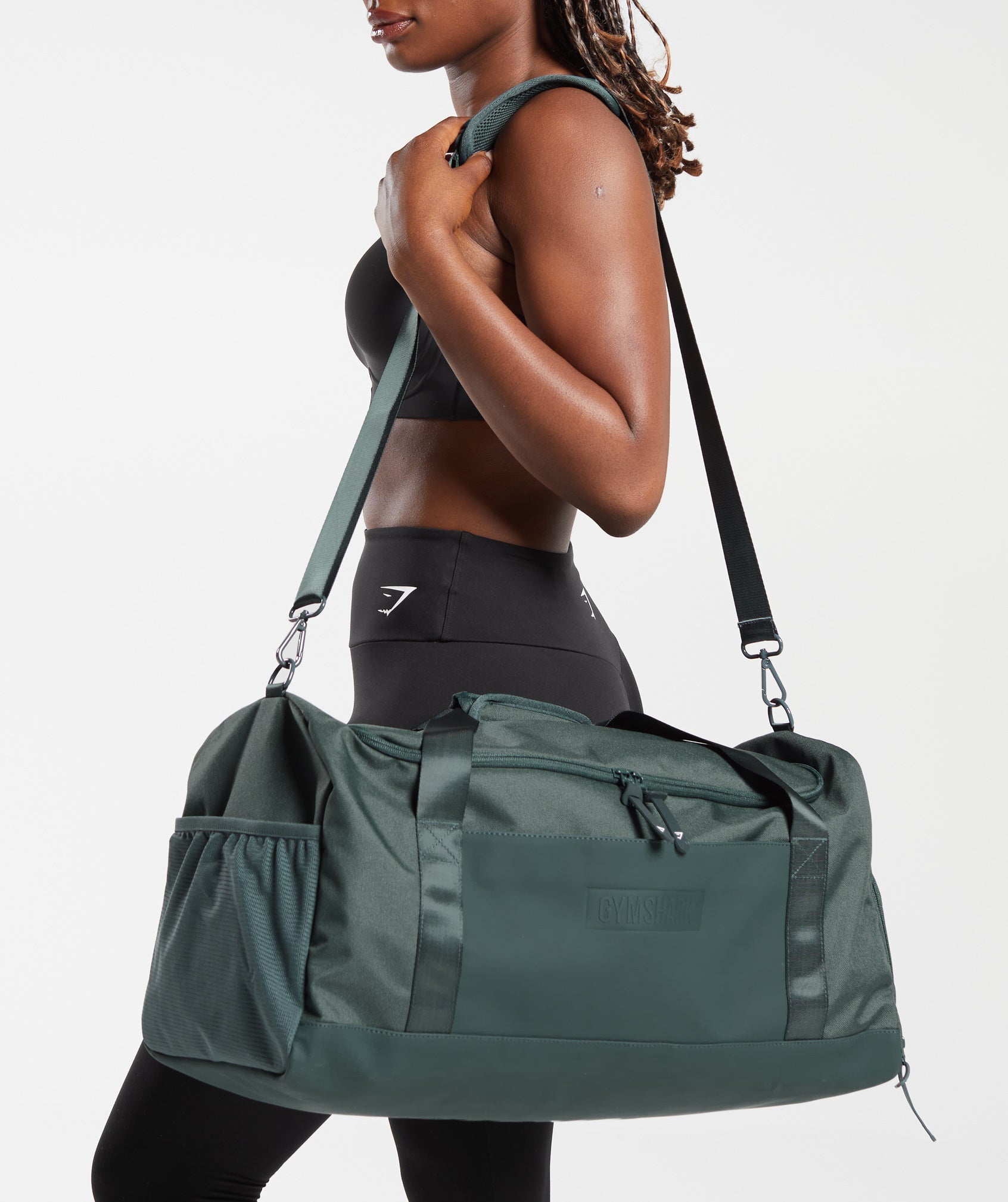 Large Everyday Holdall in Fog  Green - view 4