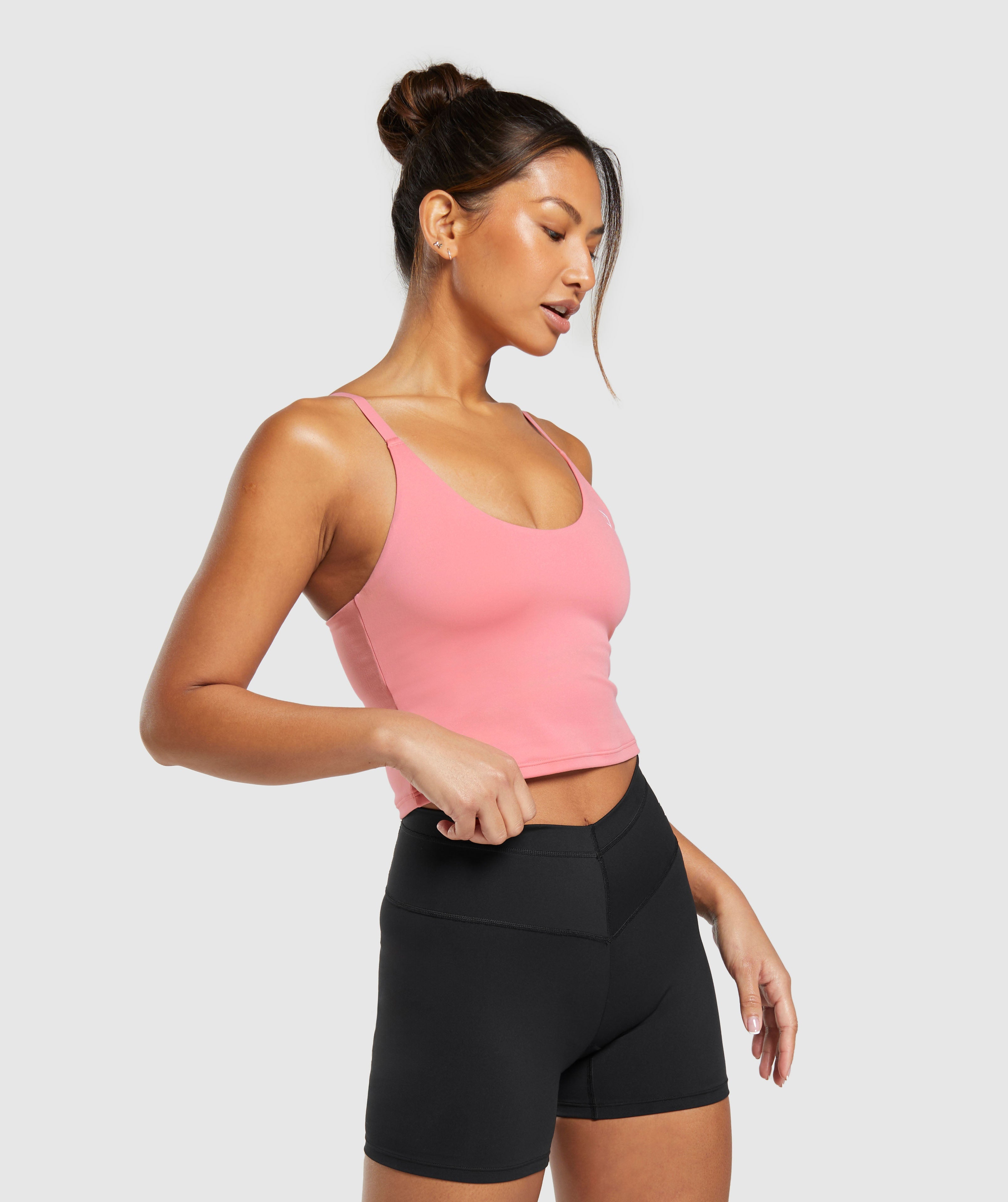Everyday Shelf Cami Tank in Classic Pink - view 3