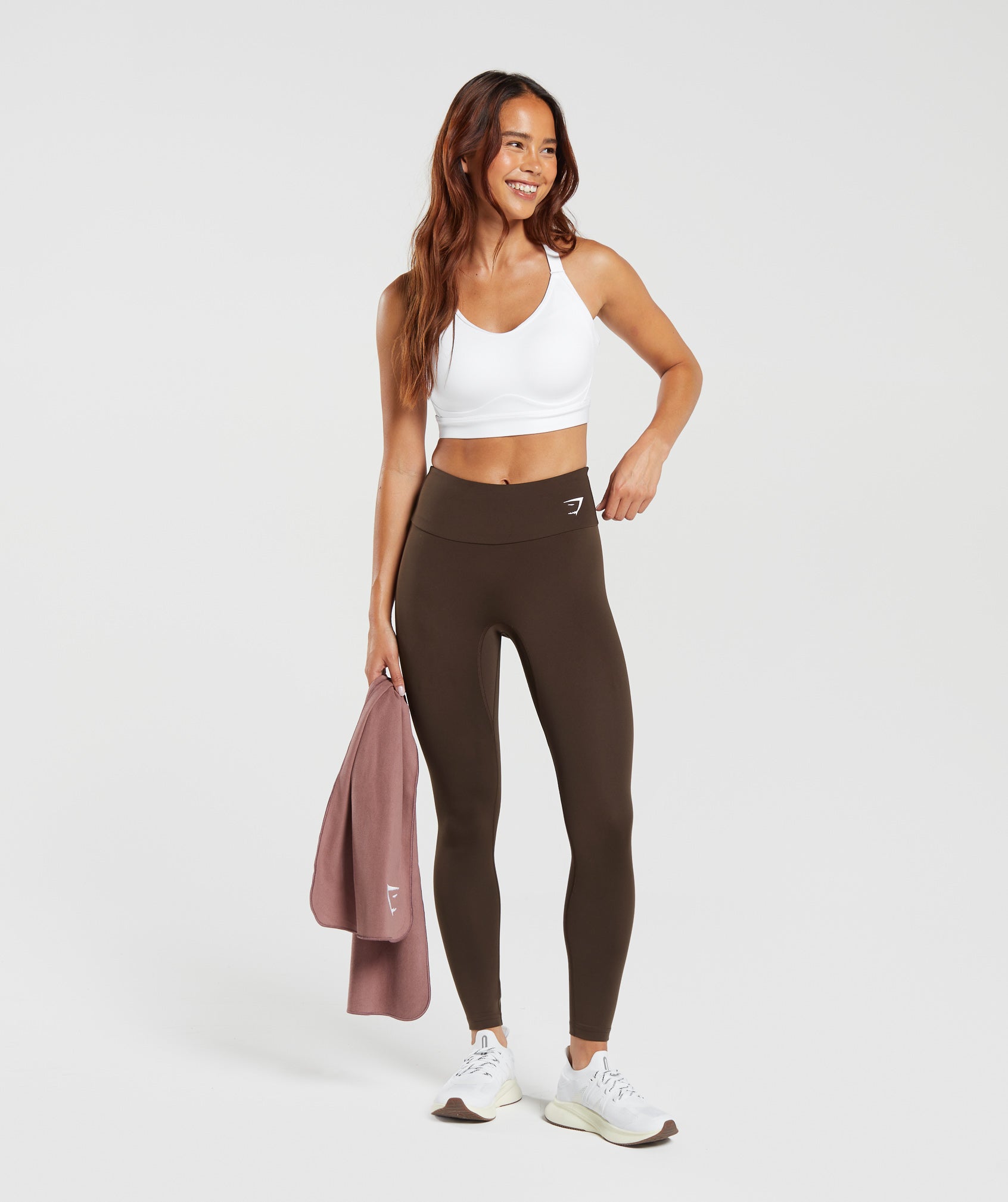 Gymshark Pocket Leggings - Archive Brown