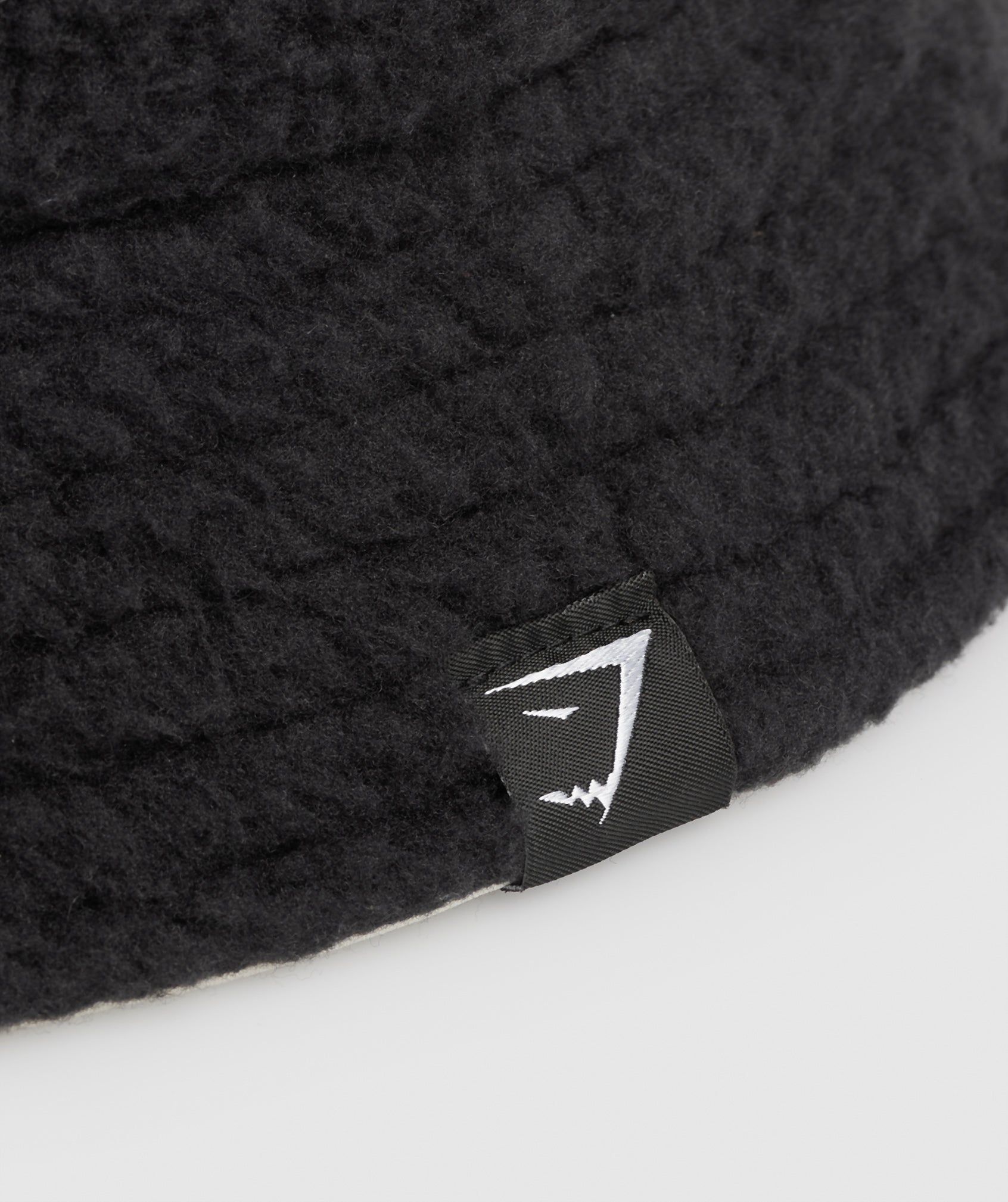 Fleece Reversible Bucket Hat in Black/ Pebble Grey - view 4