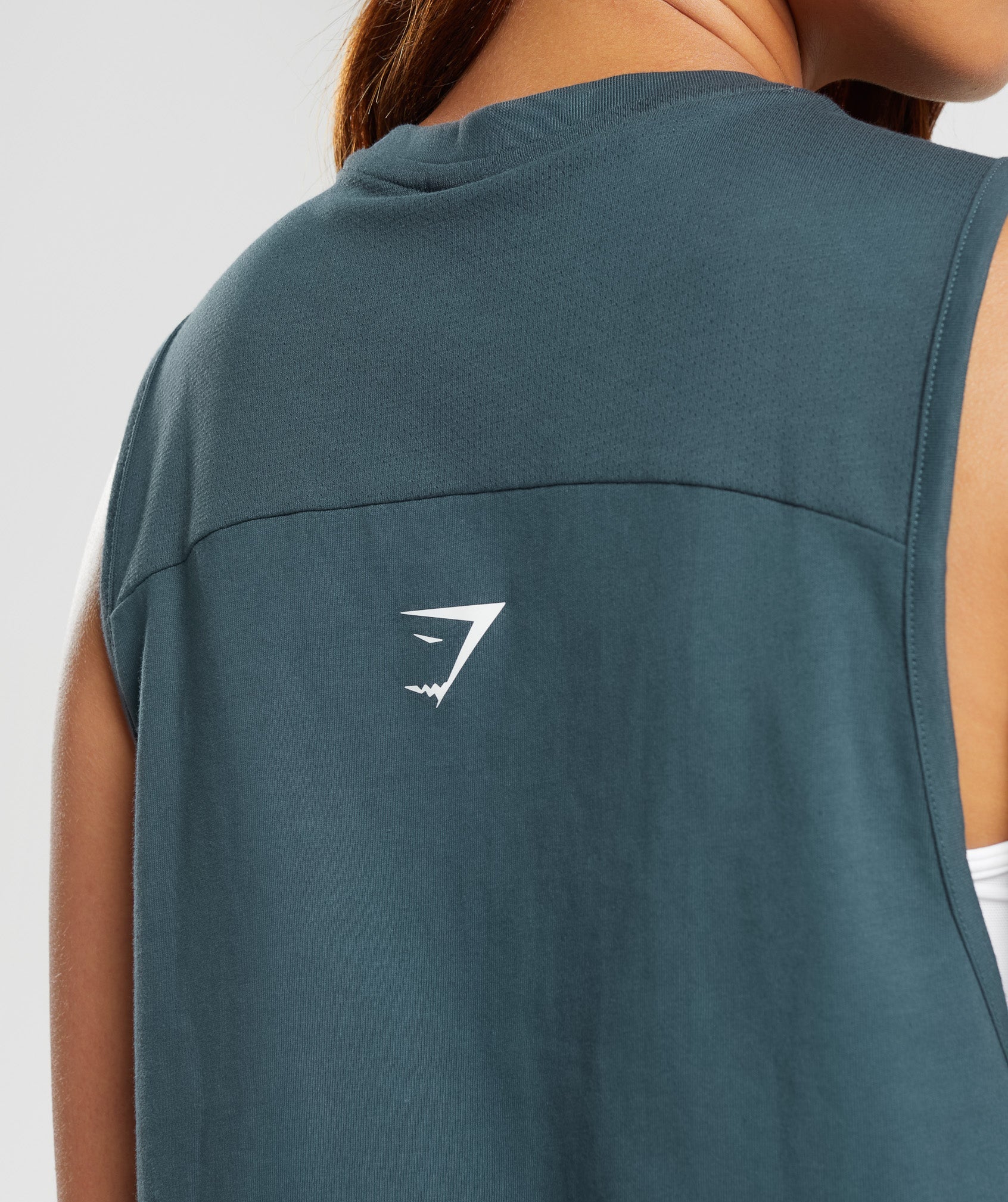 Fraction Tank in Smokey Teal - view 5
