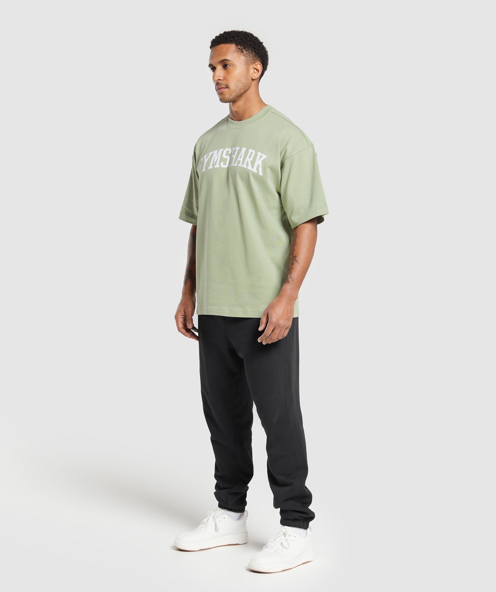 Collegiate T-Shirt in Faded Green - view 4