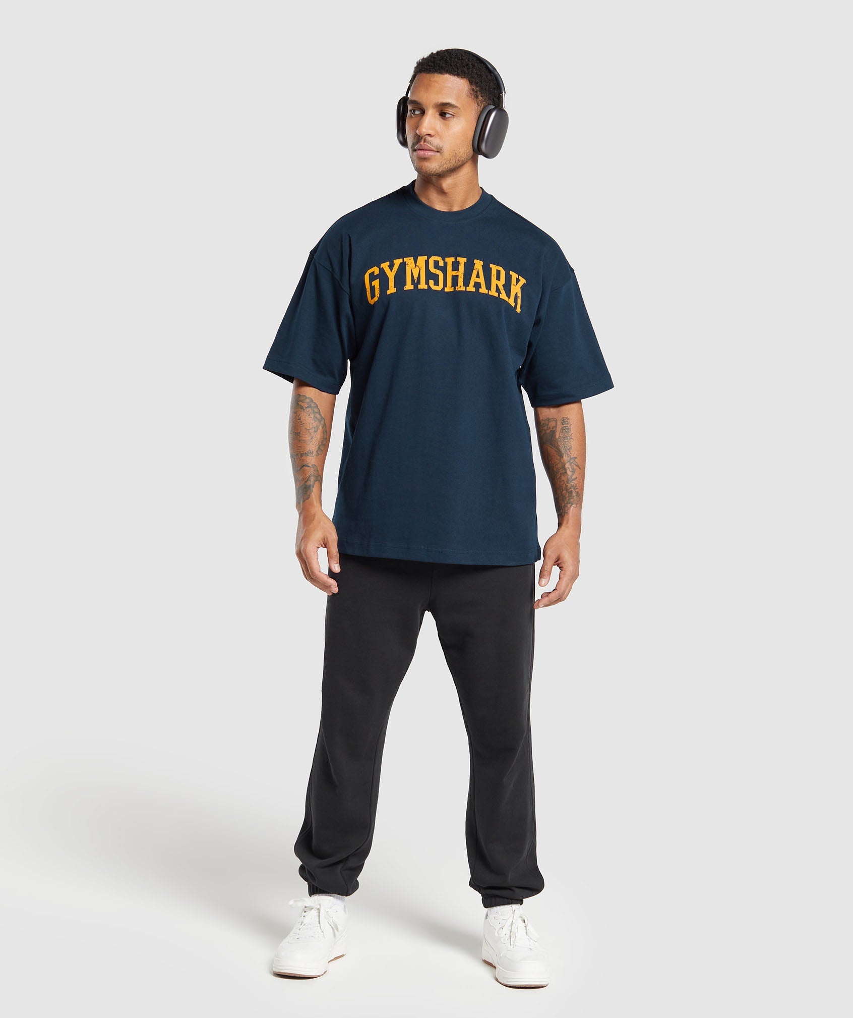 Collegiate T-Shirt in Navy - view 4