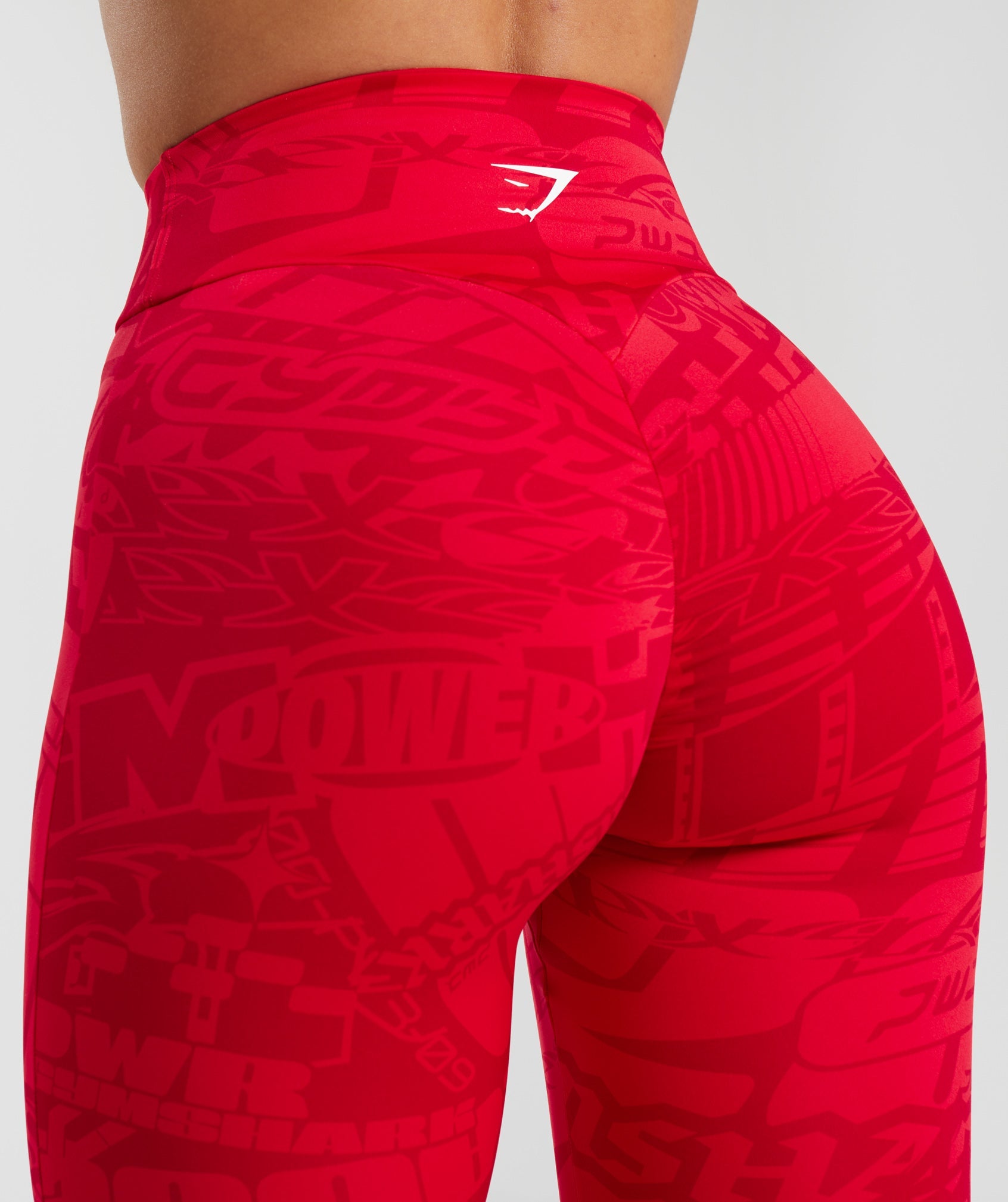 GS Power Regular Leggings in Zesty Red - view 5