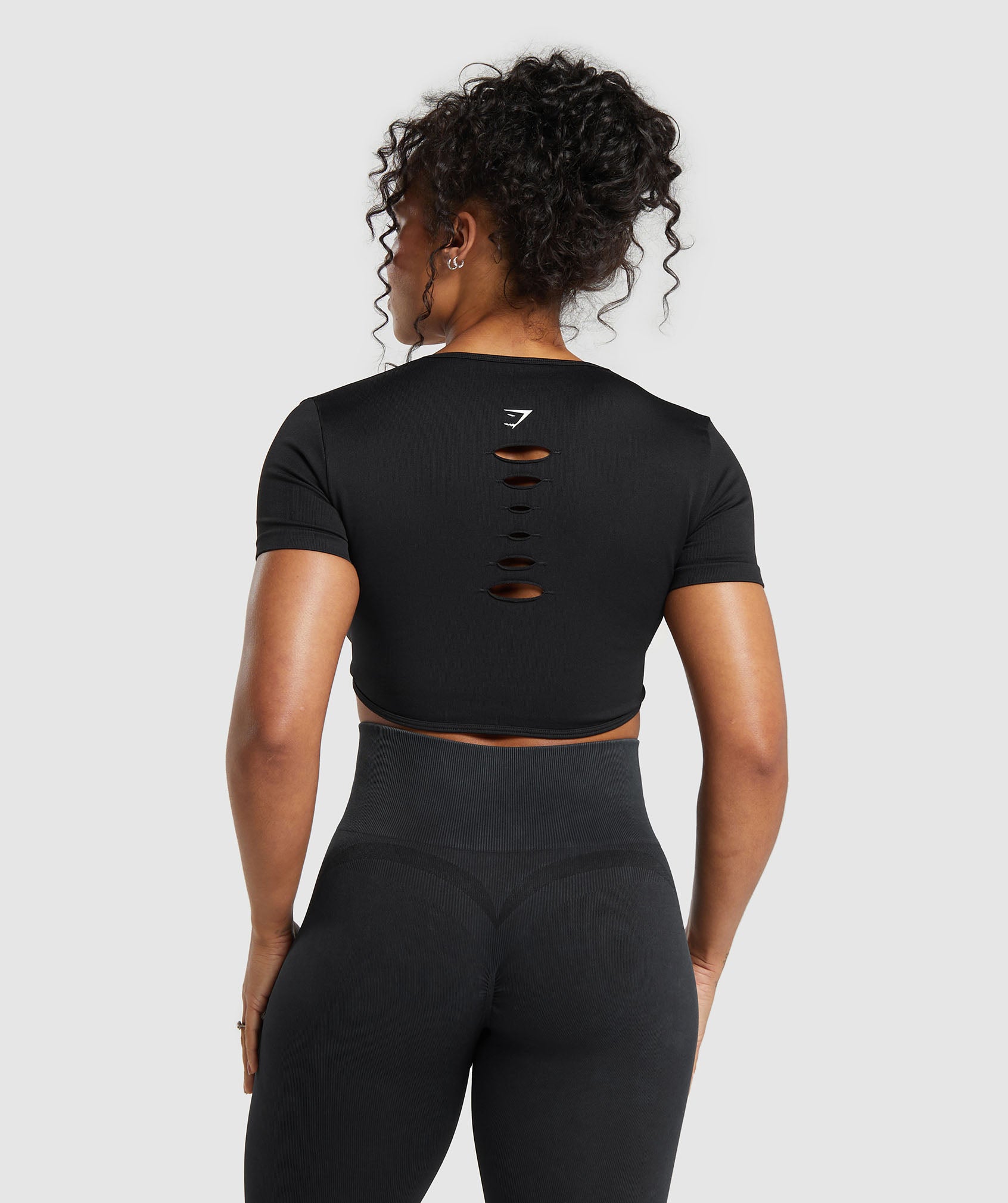 Gains Seamless Fitted Crop Top