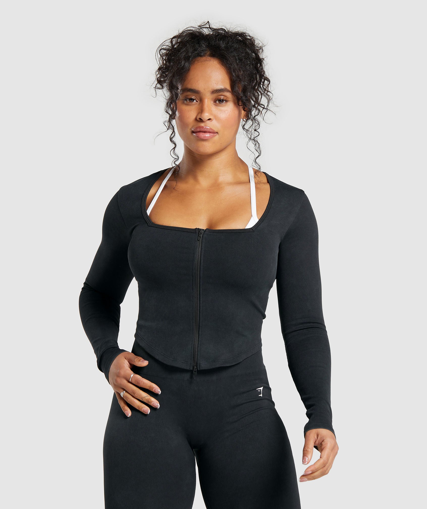 Gains Seamless Zip Up