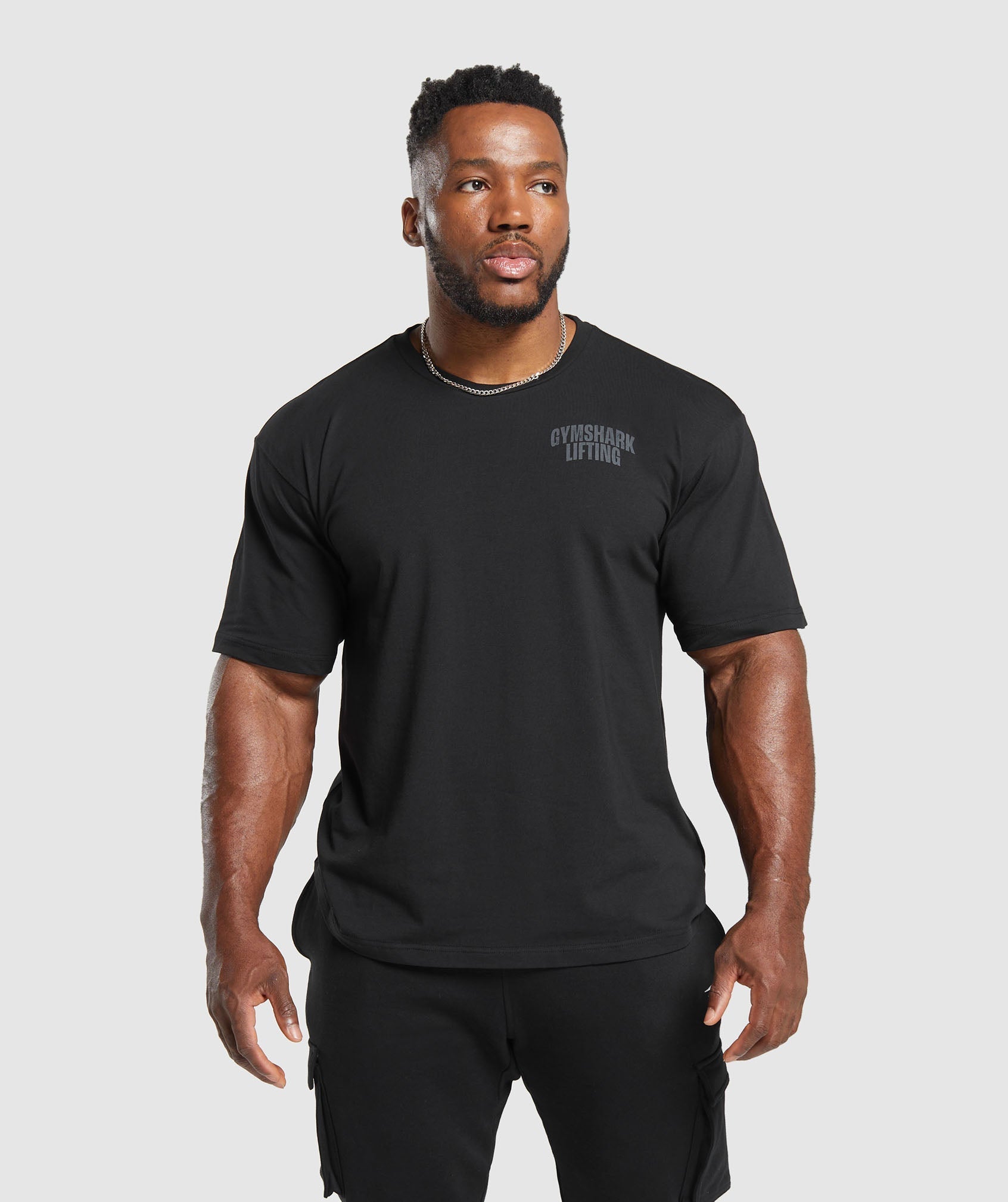 Gymshark Lifting Essentials Oversized T-shirt - Black