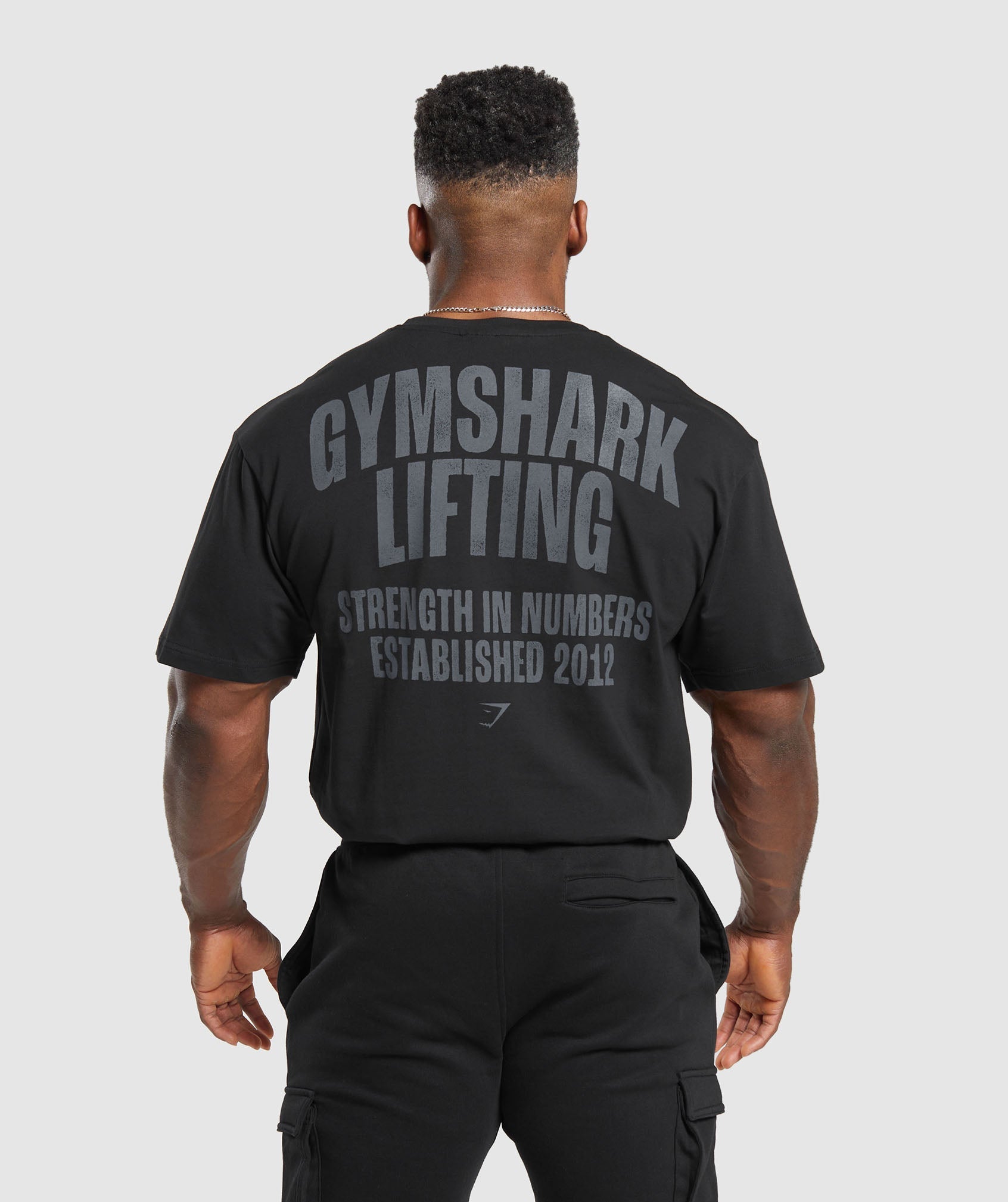 Gymshark Lifting Club Solid T-Shirt Black Men's M