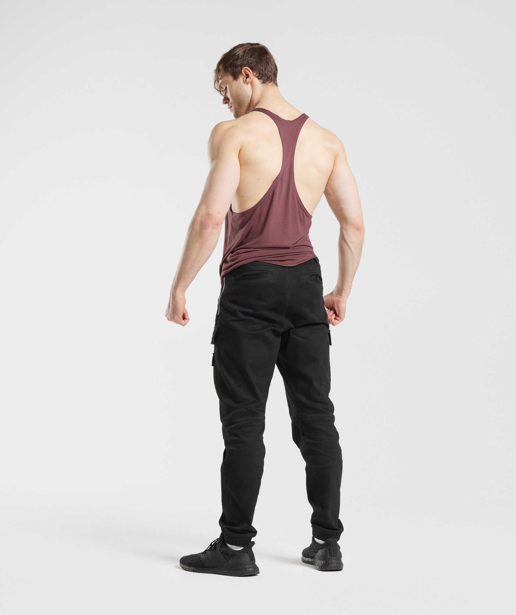 Gymshark GS x David Laid Tank - Black Core Marl