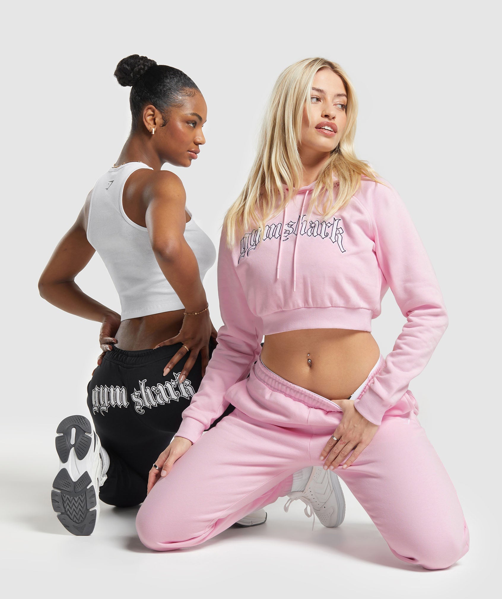 Heavy Flex Cropped Hoodie in Dolly Pink - view 5