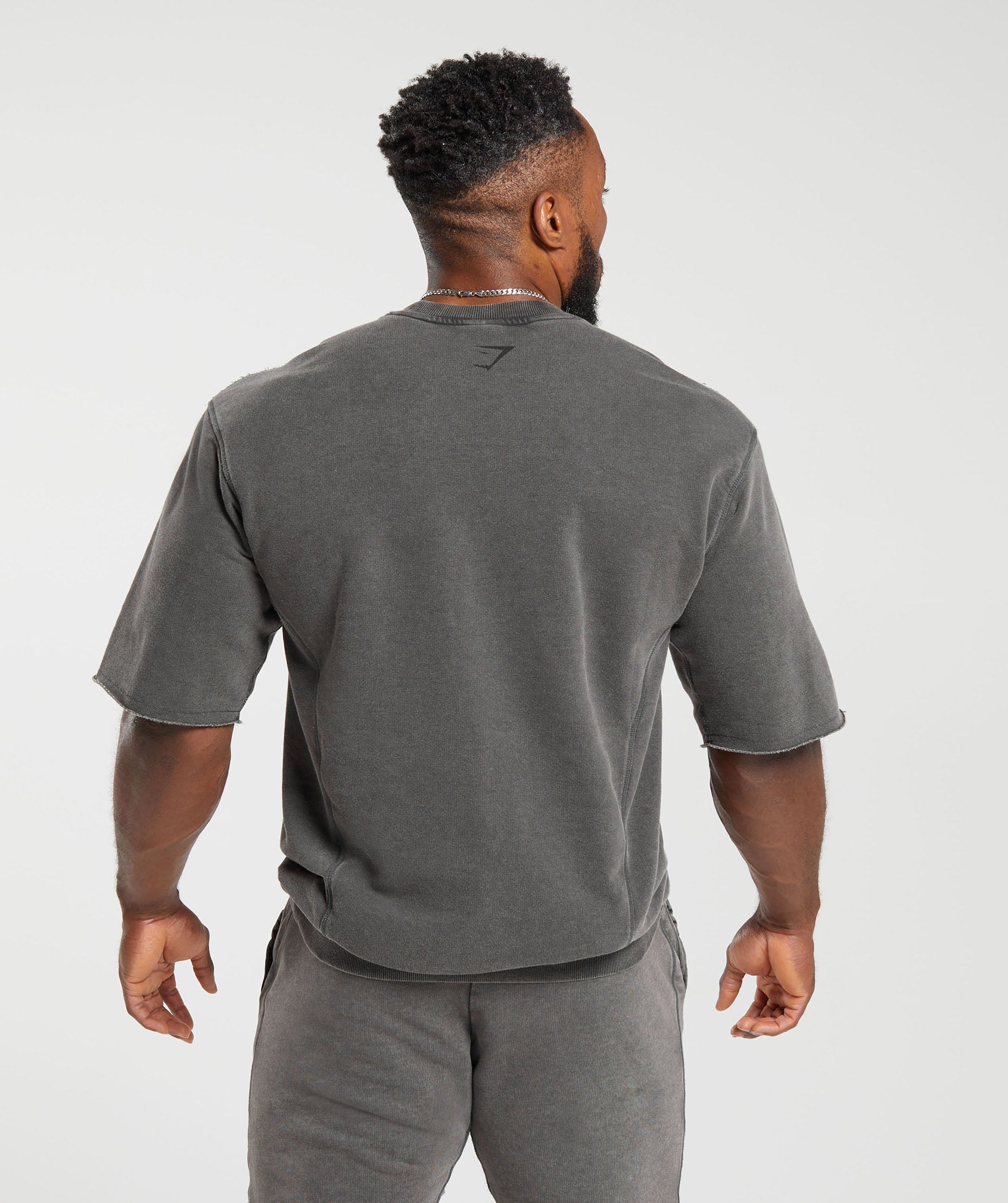 Gymshark Power Washed Crew - Dusk Green