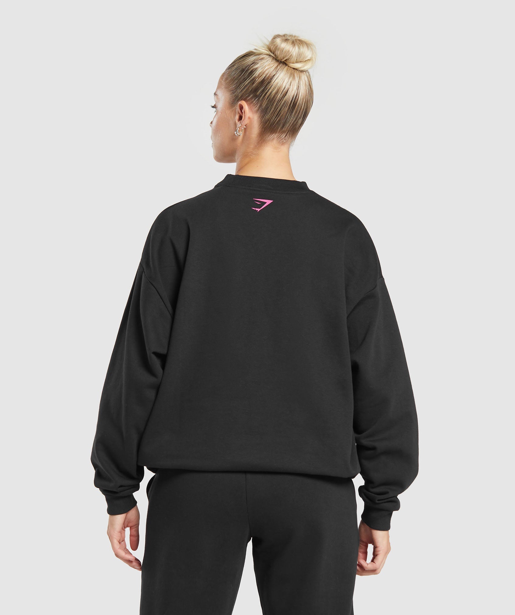 I Heart Gym Oversized Sweatshirt in Black - view 2