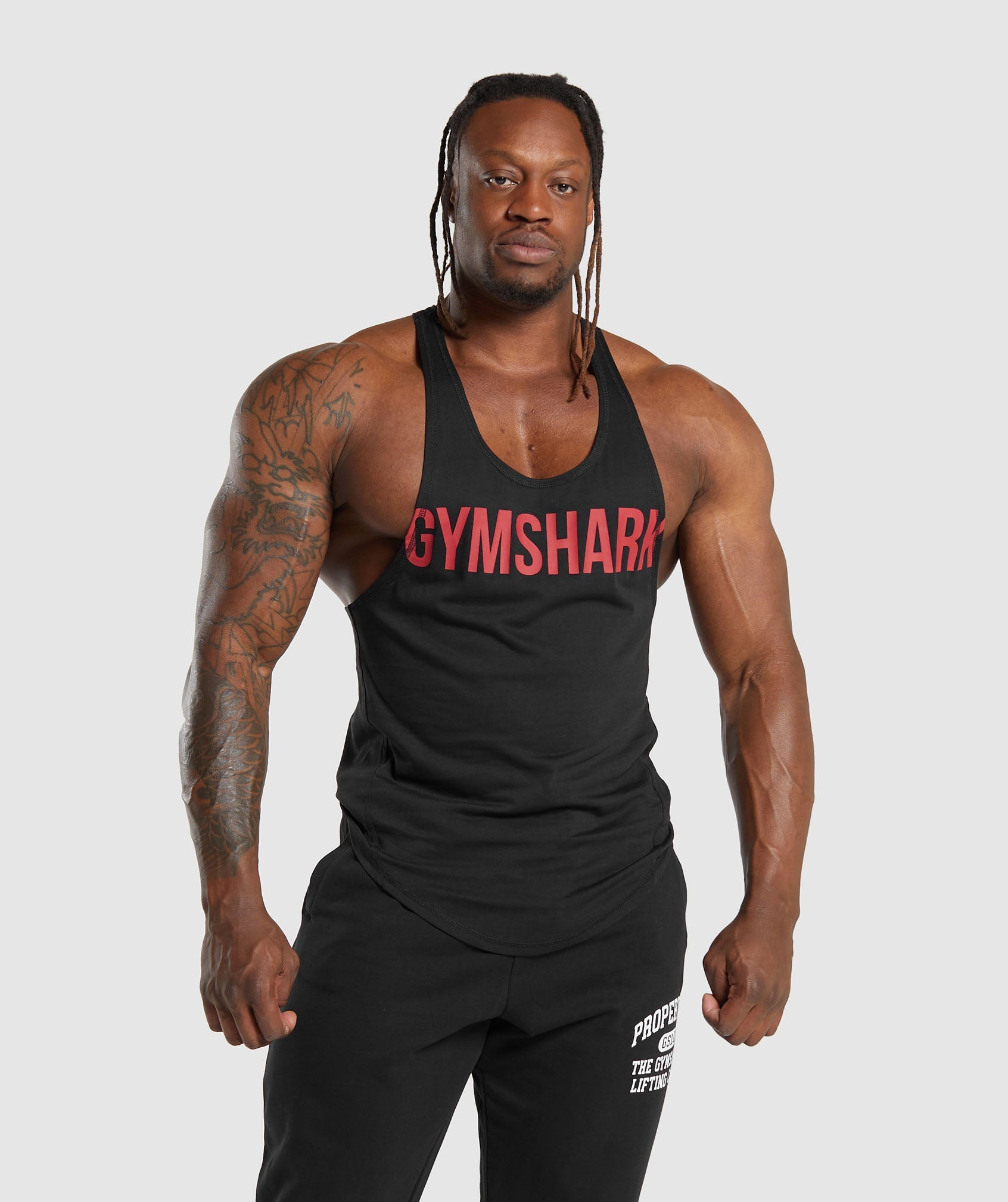 Impact Stringer in Black/Vivid Red - view 1