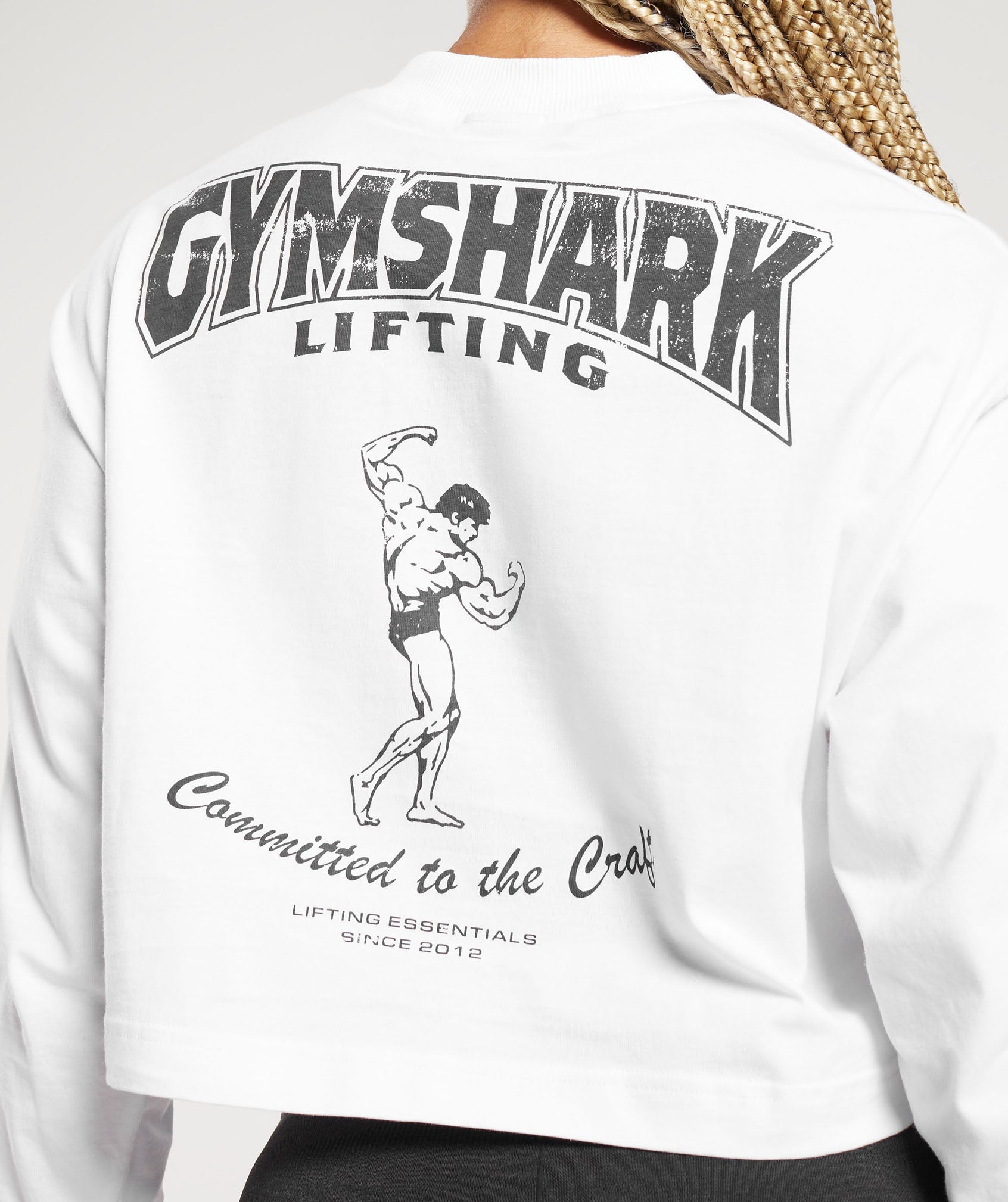 Committed To The Craft Long Sleeve Top in White - view 5