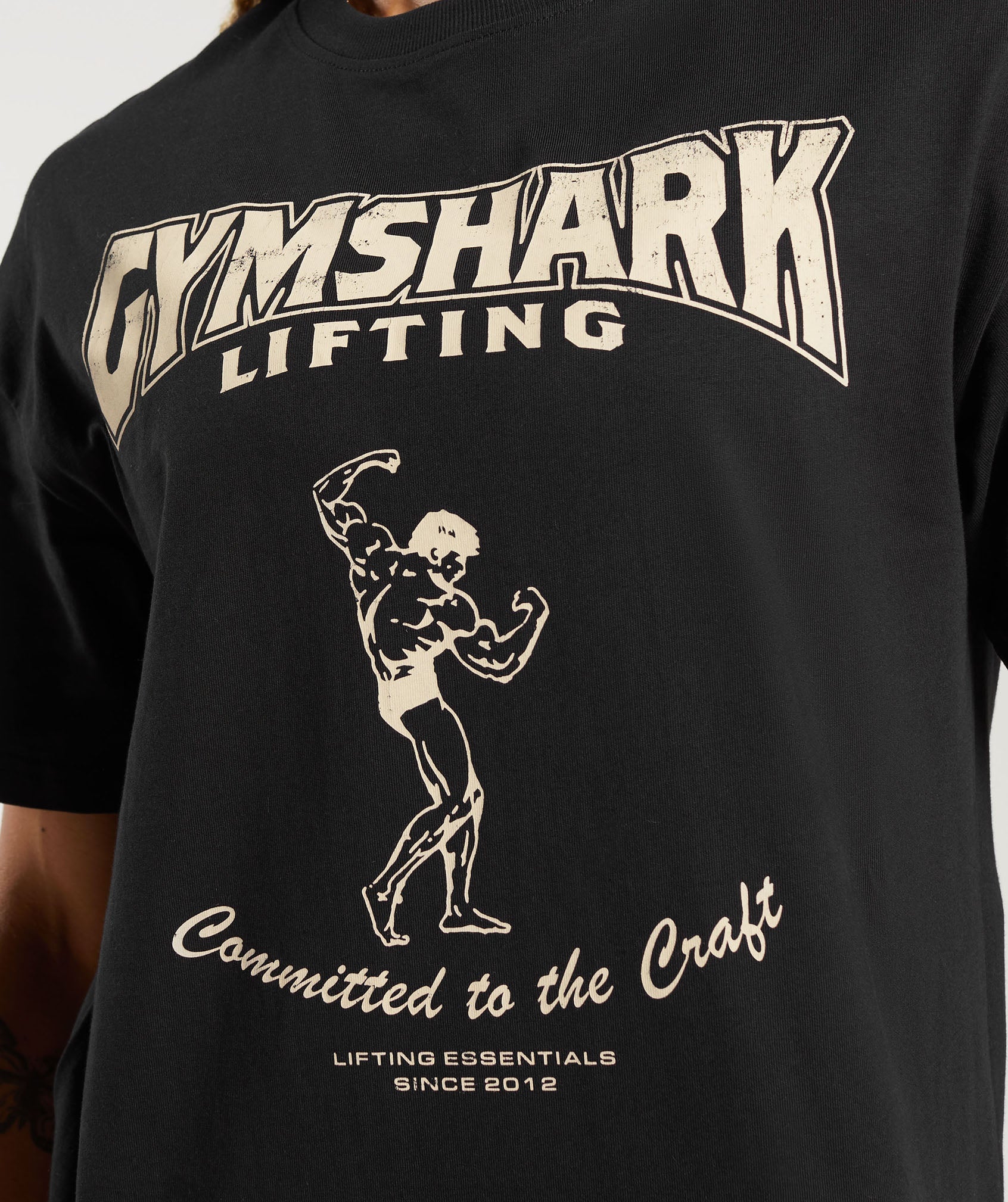 Gymshark Committed To The Craft T-Shirt - Black