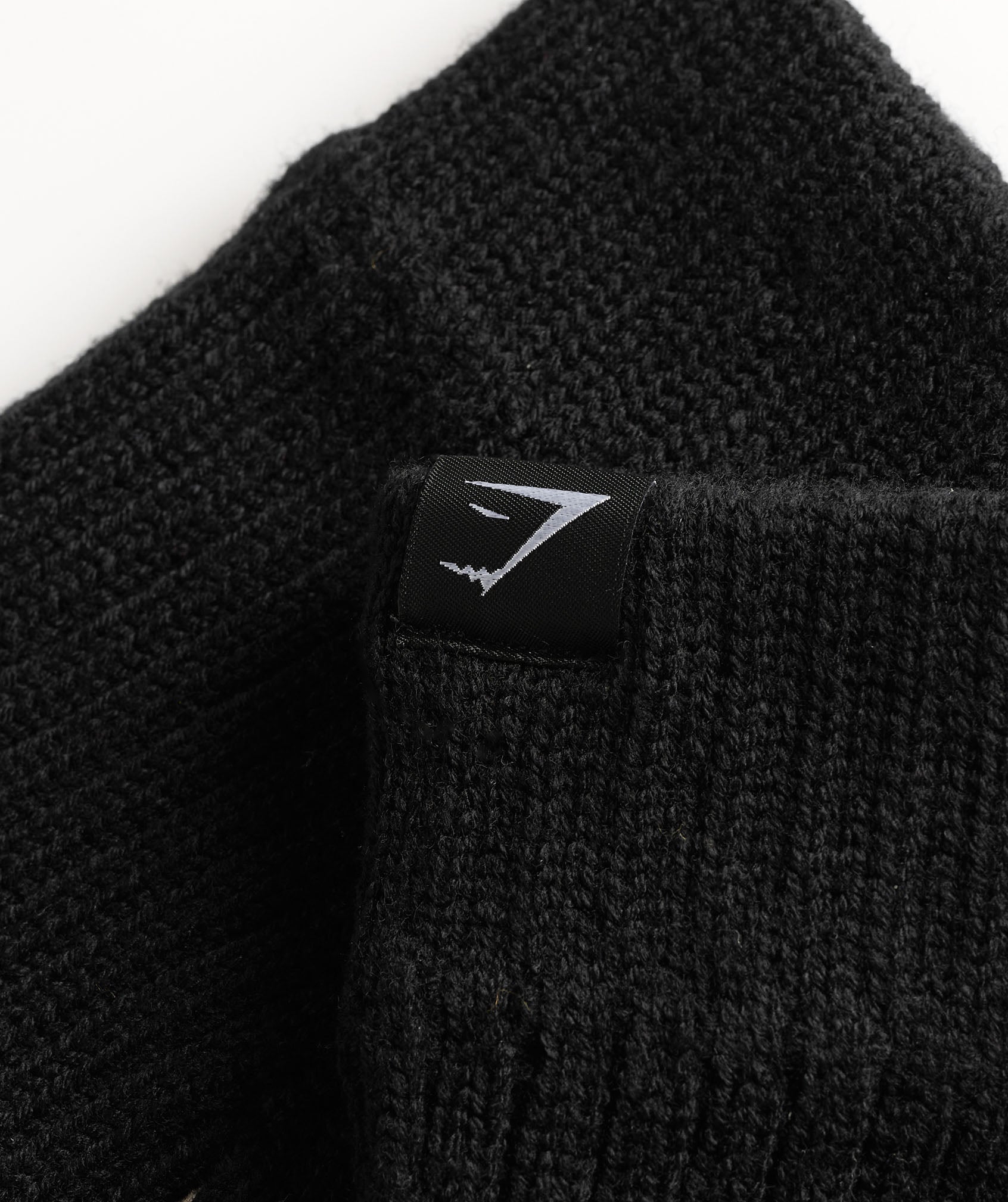 Knitted Gloves in Black - view 2
