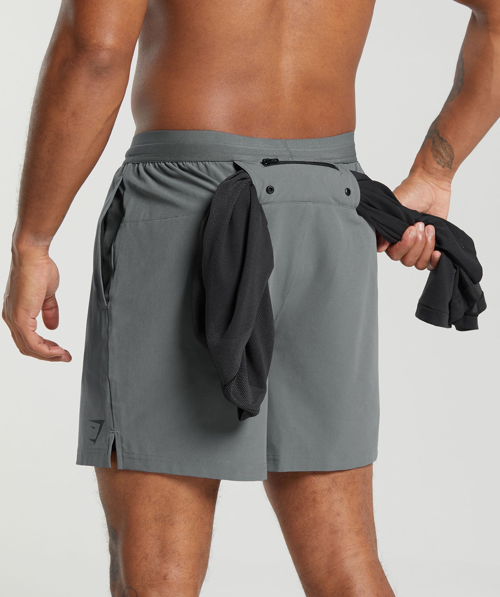 Land to Water 6" Shorts in Pitch Grey - view 8