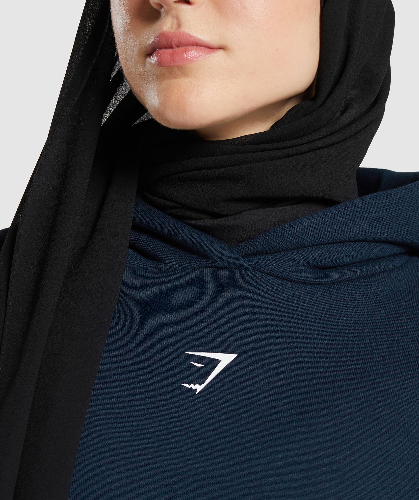 GS X Leana Deeb Oversized Graphic Hoodie in Navy - view 6