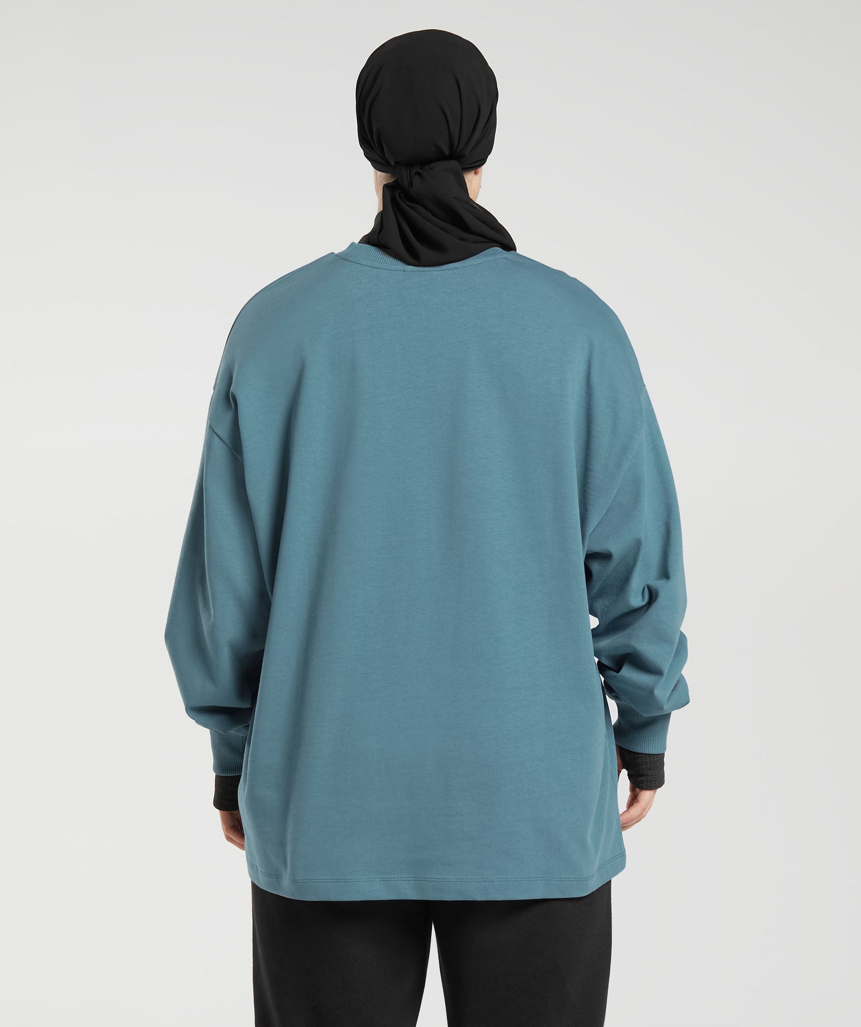 GS X Leana Deeb Oversized Oversized Long Sleeve Top