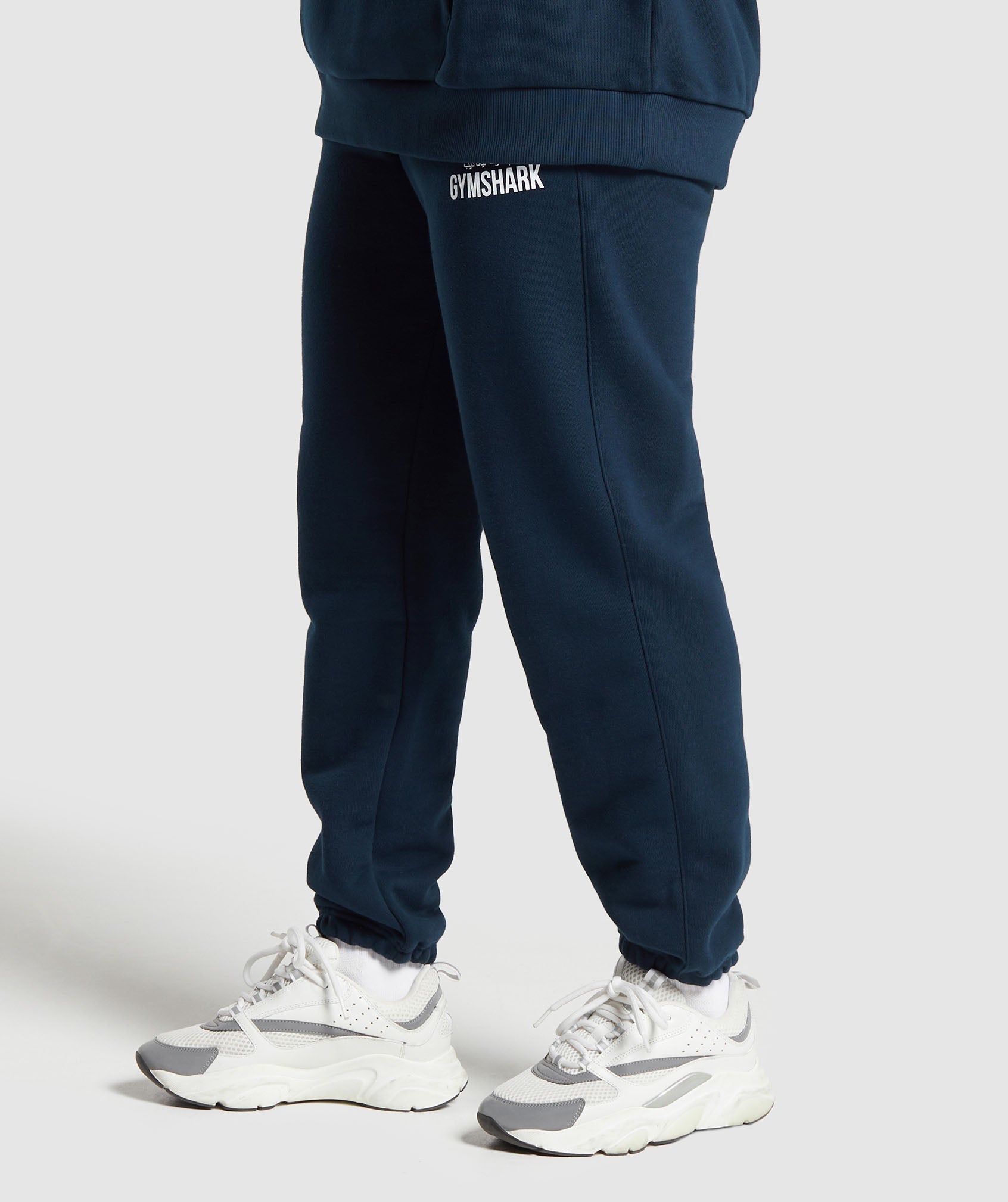 GS X Leana Deeb Oversized Joggers in Navy - view 3
