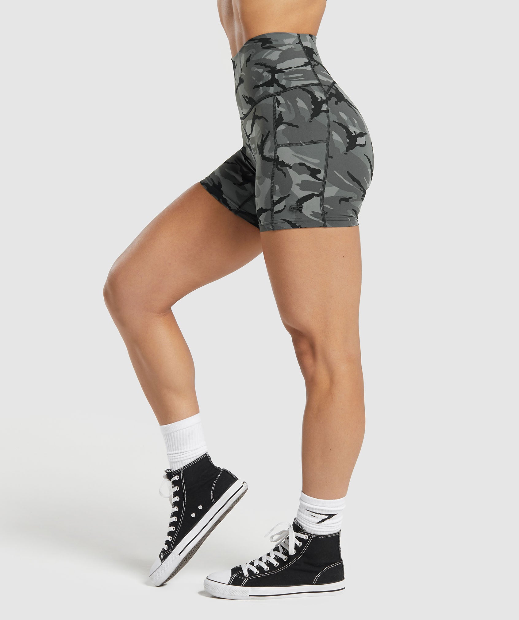 Legacy Printed Shorts in Pitch Grey - view 3