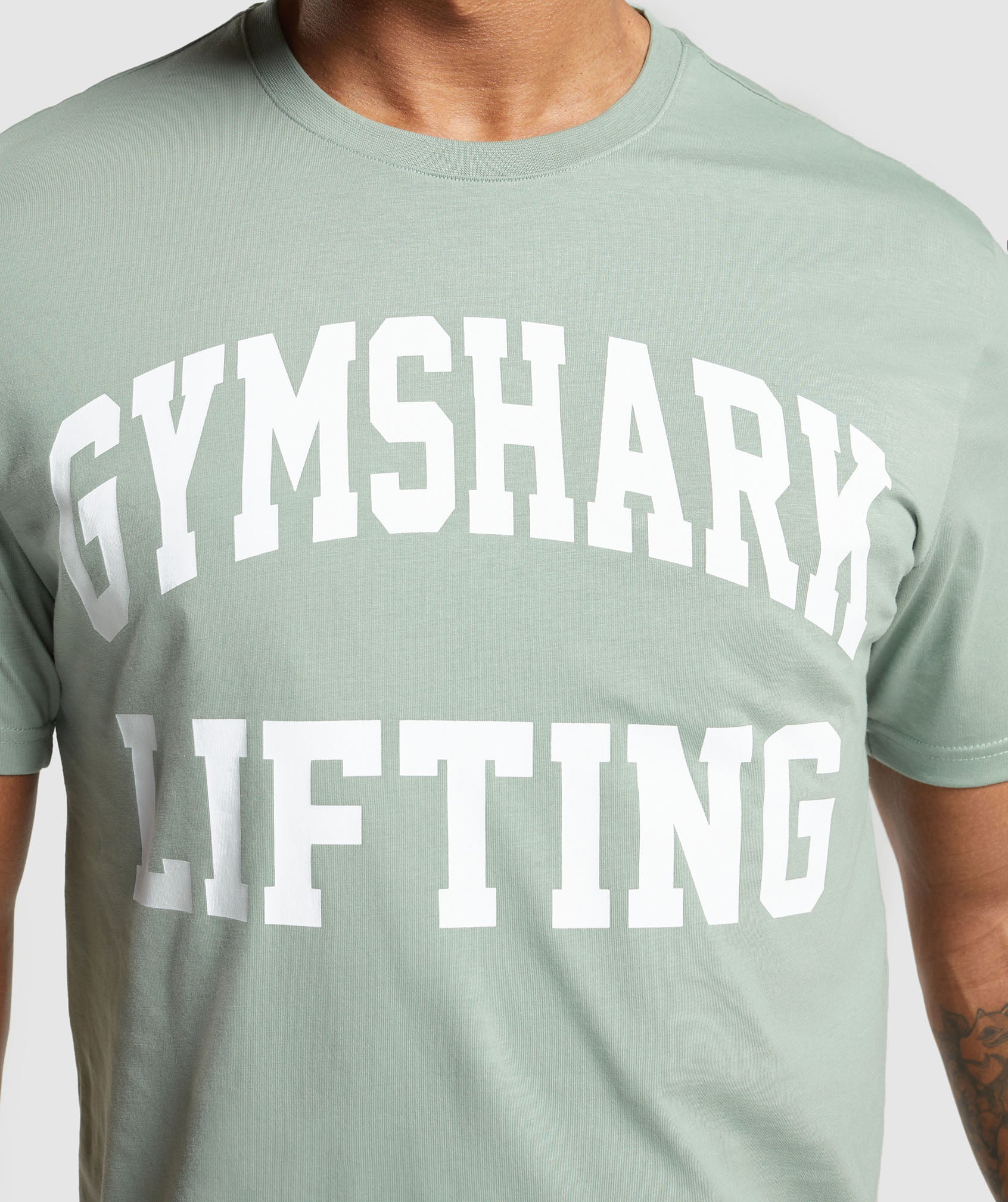 Lifting Club T-Shirt in Dollar Green - view 5