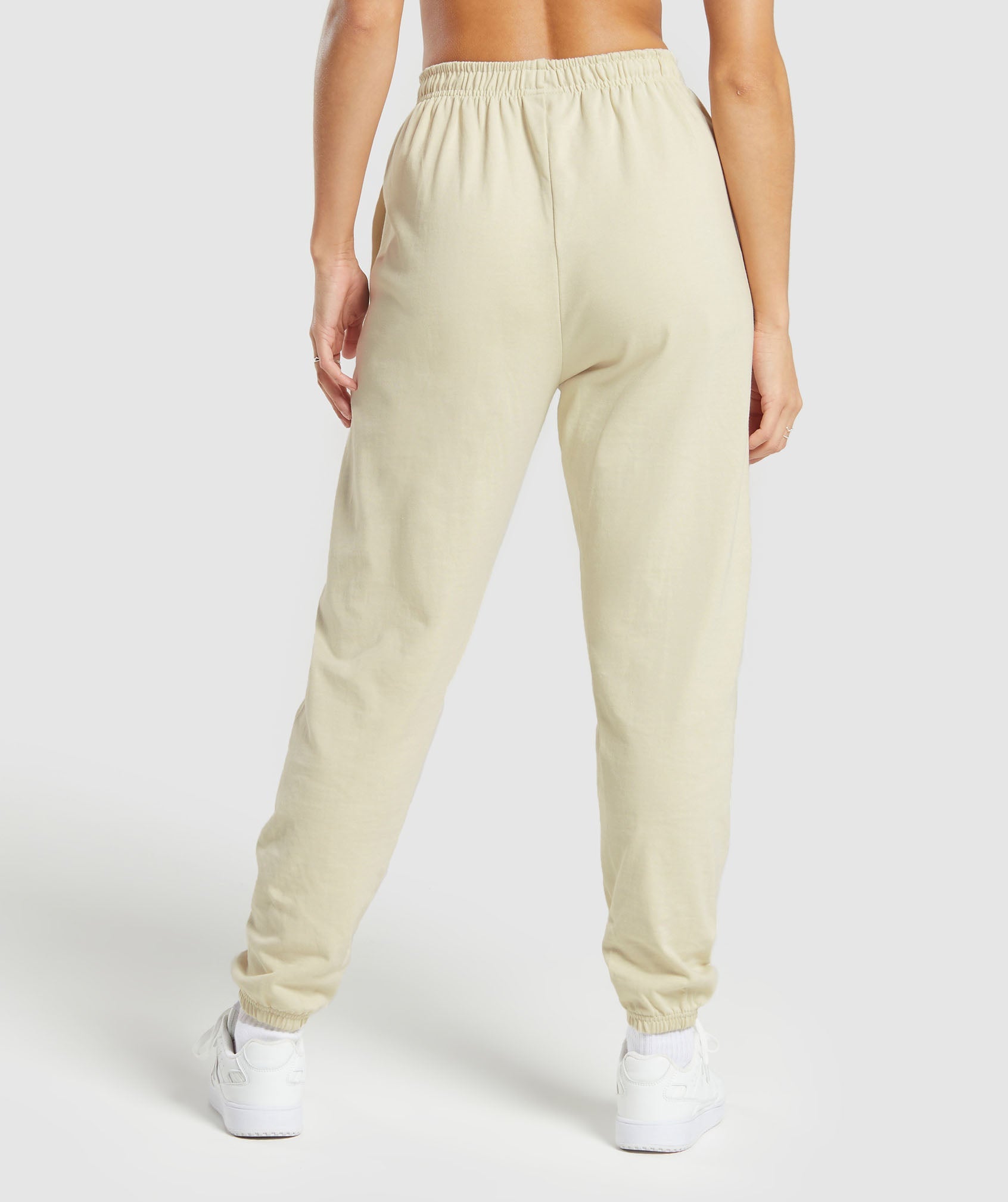 Lifting Lightweight Joggers in Ecru White - view 2