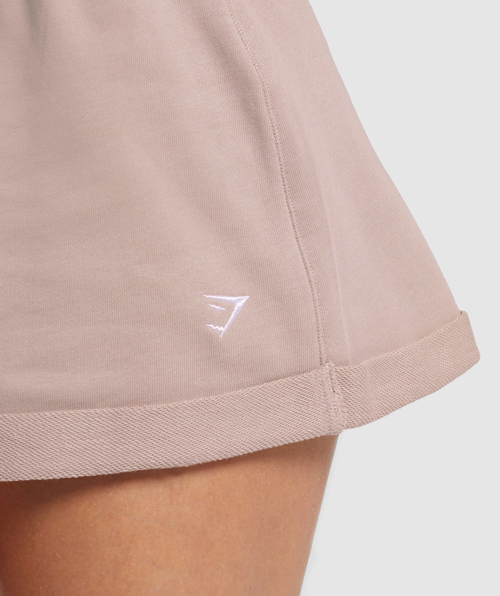 Lifting Loose Shorts in Stone Pink - view 5