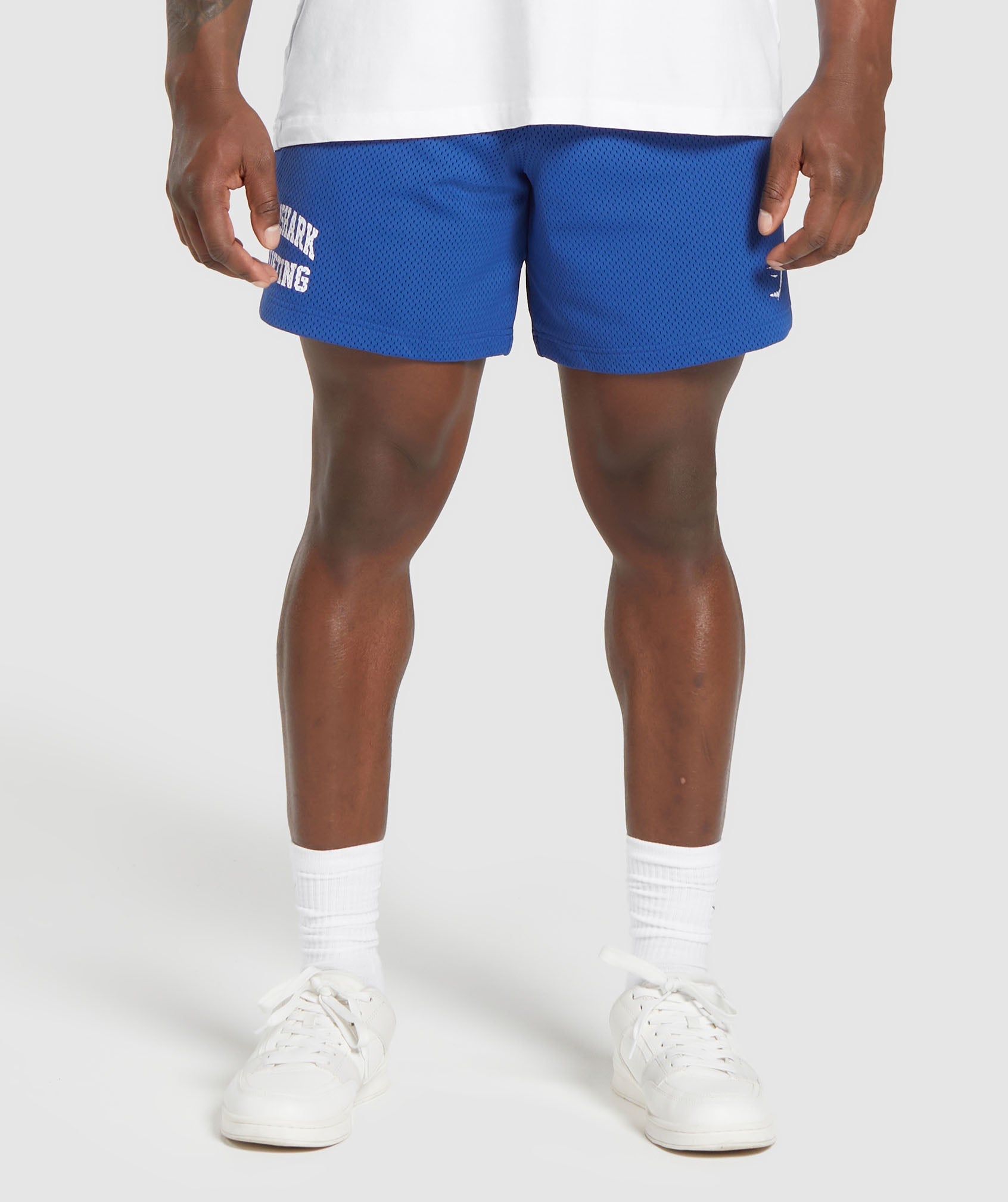 Lifting Mesh 7" Shorts in Wave Blue