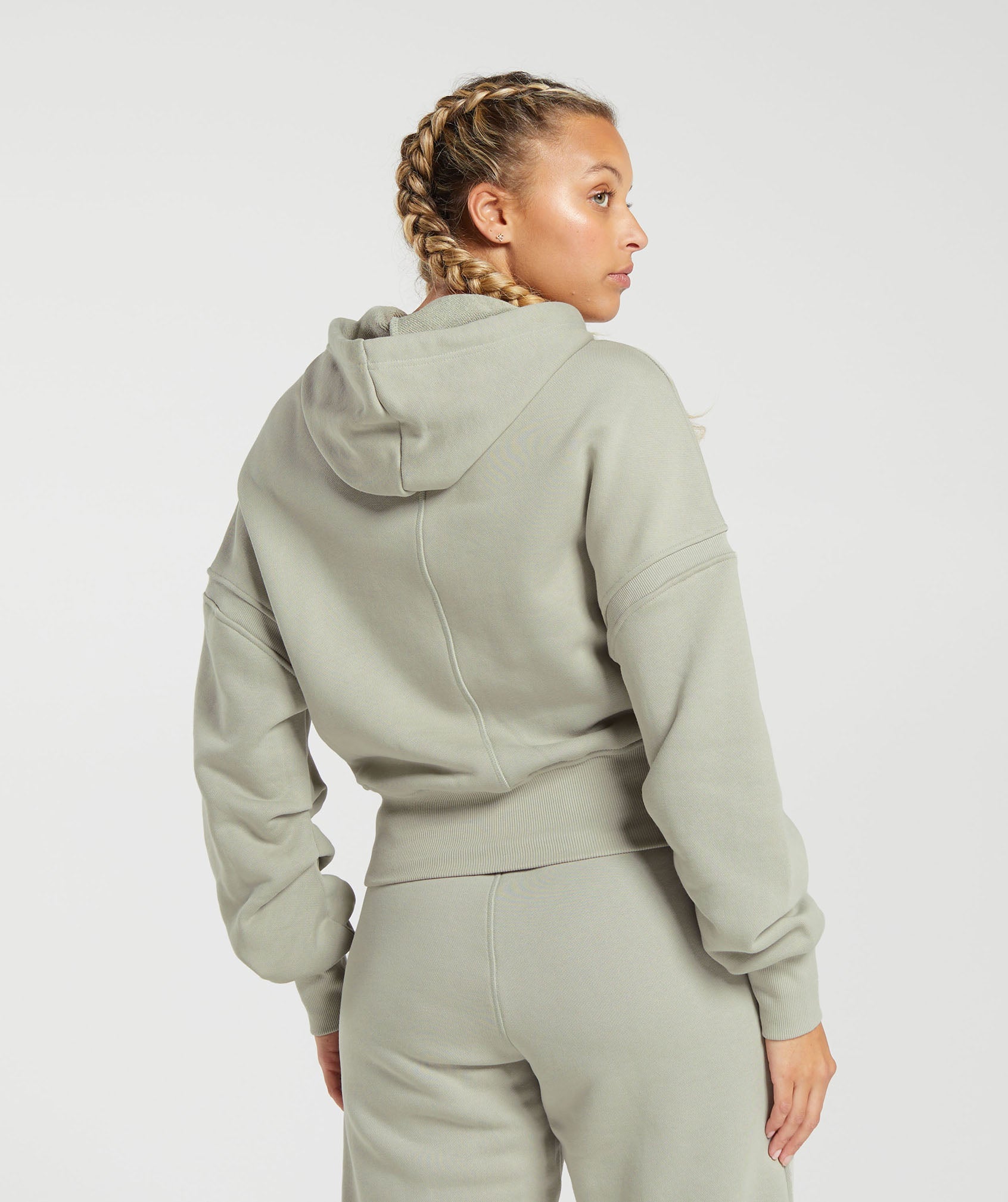 Nike Women's Hoodie Cropped Essential Beige CJ6327-206. Jekoshop UK