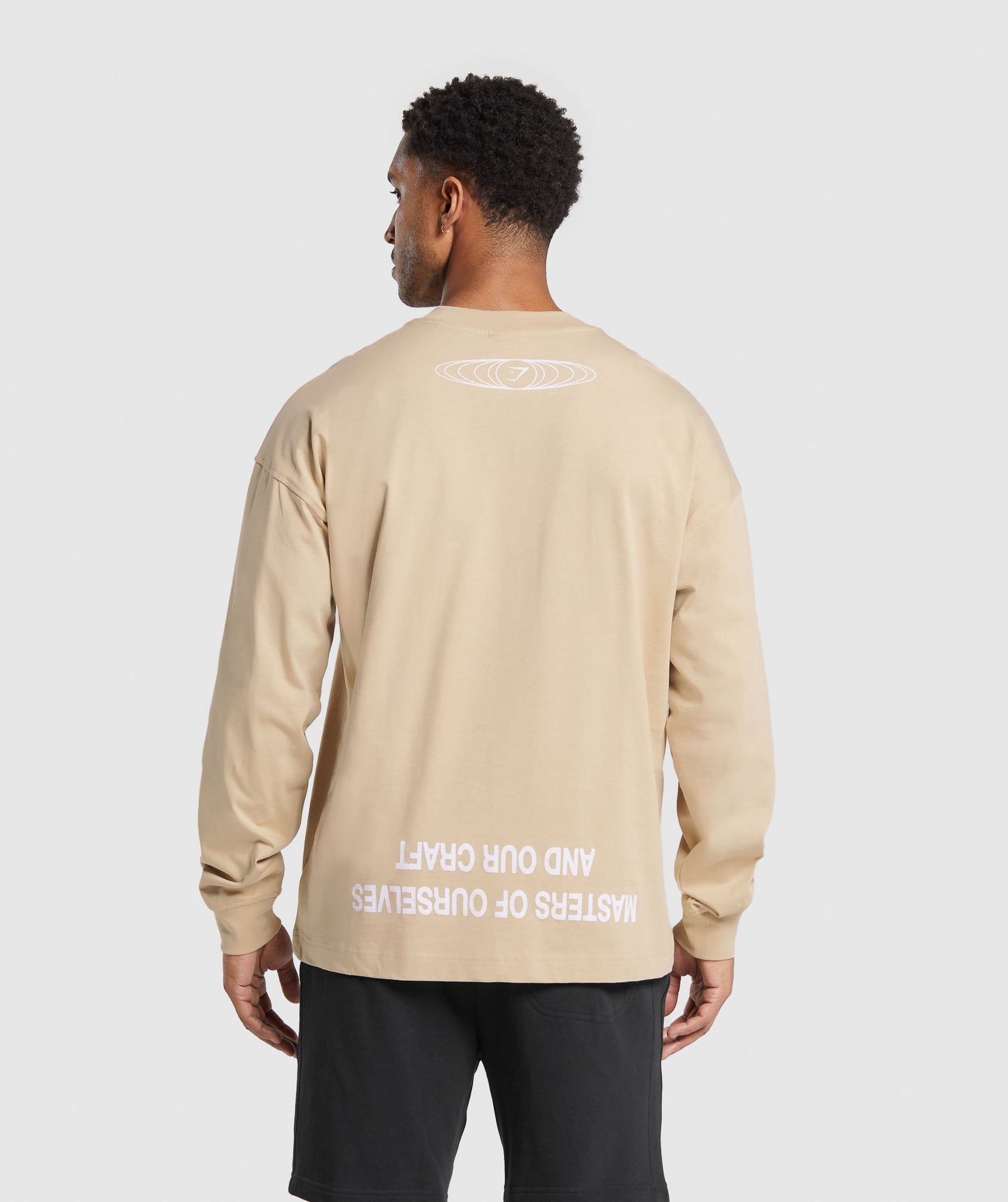 Masters of Our Craft Long Sleeve T-Shirt in Vanilla Beige - view 2