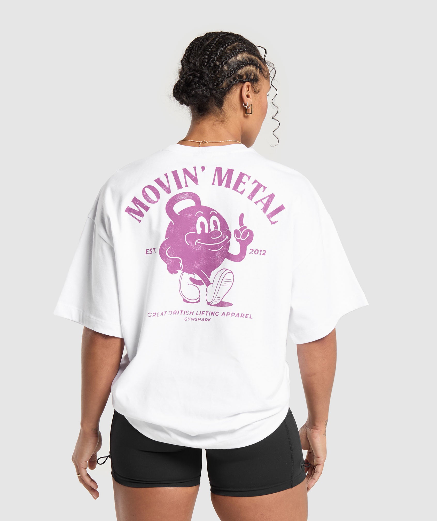Movin' Metal T-Shirt in White
