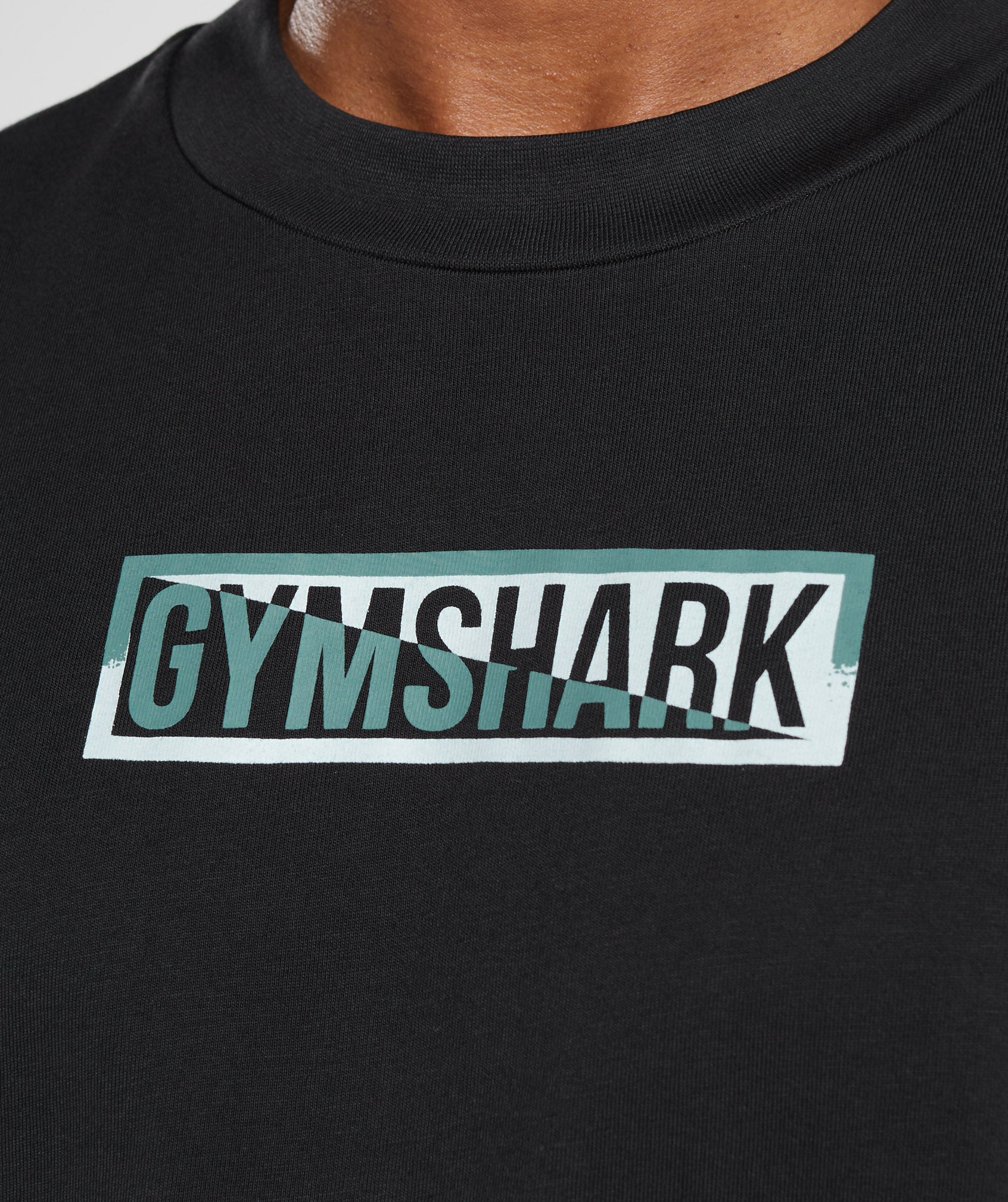 Gymshark Global Graphic Long Sleeve T-Shirt - Black