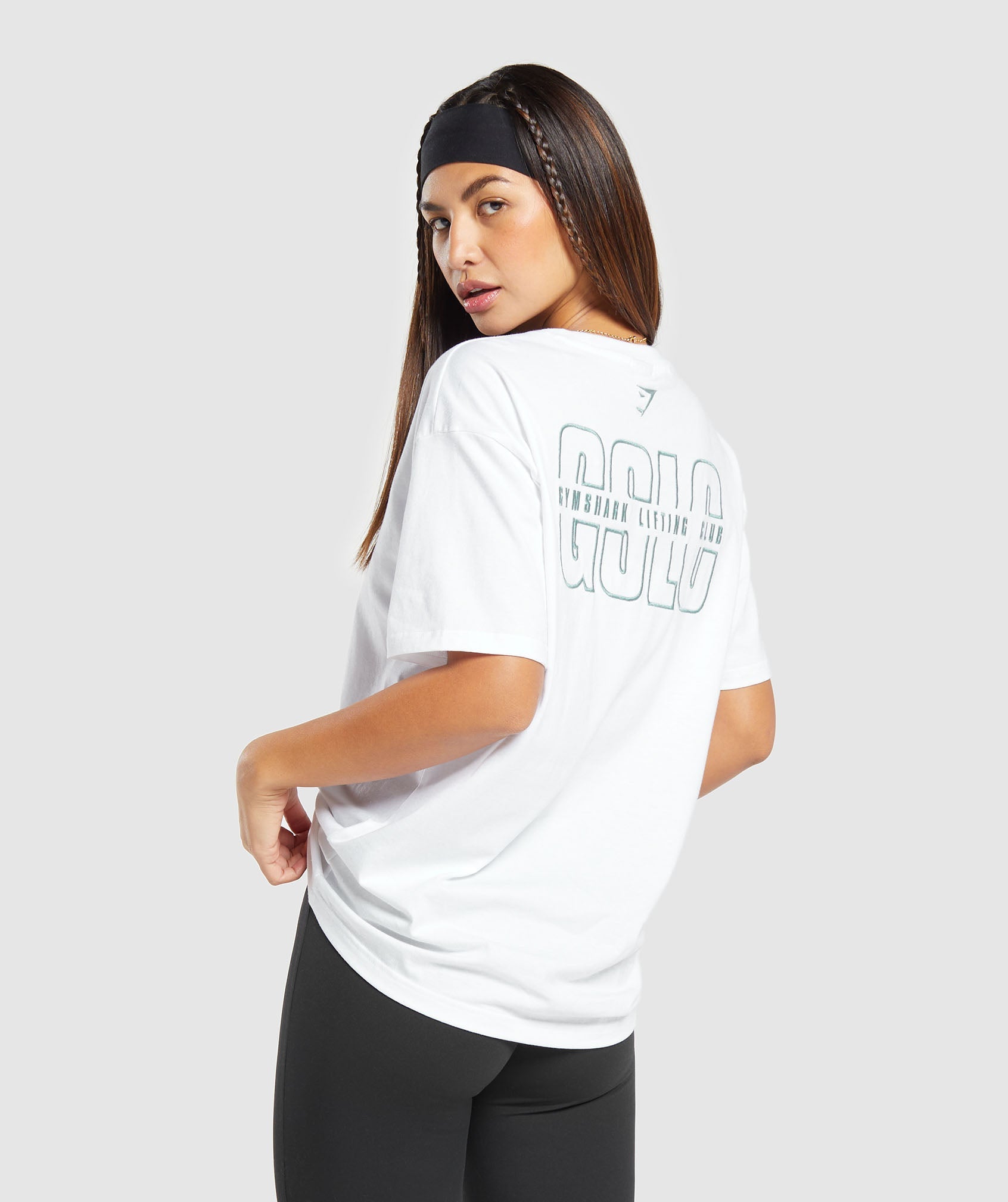 Outline Graphic Oversized T-Shirt