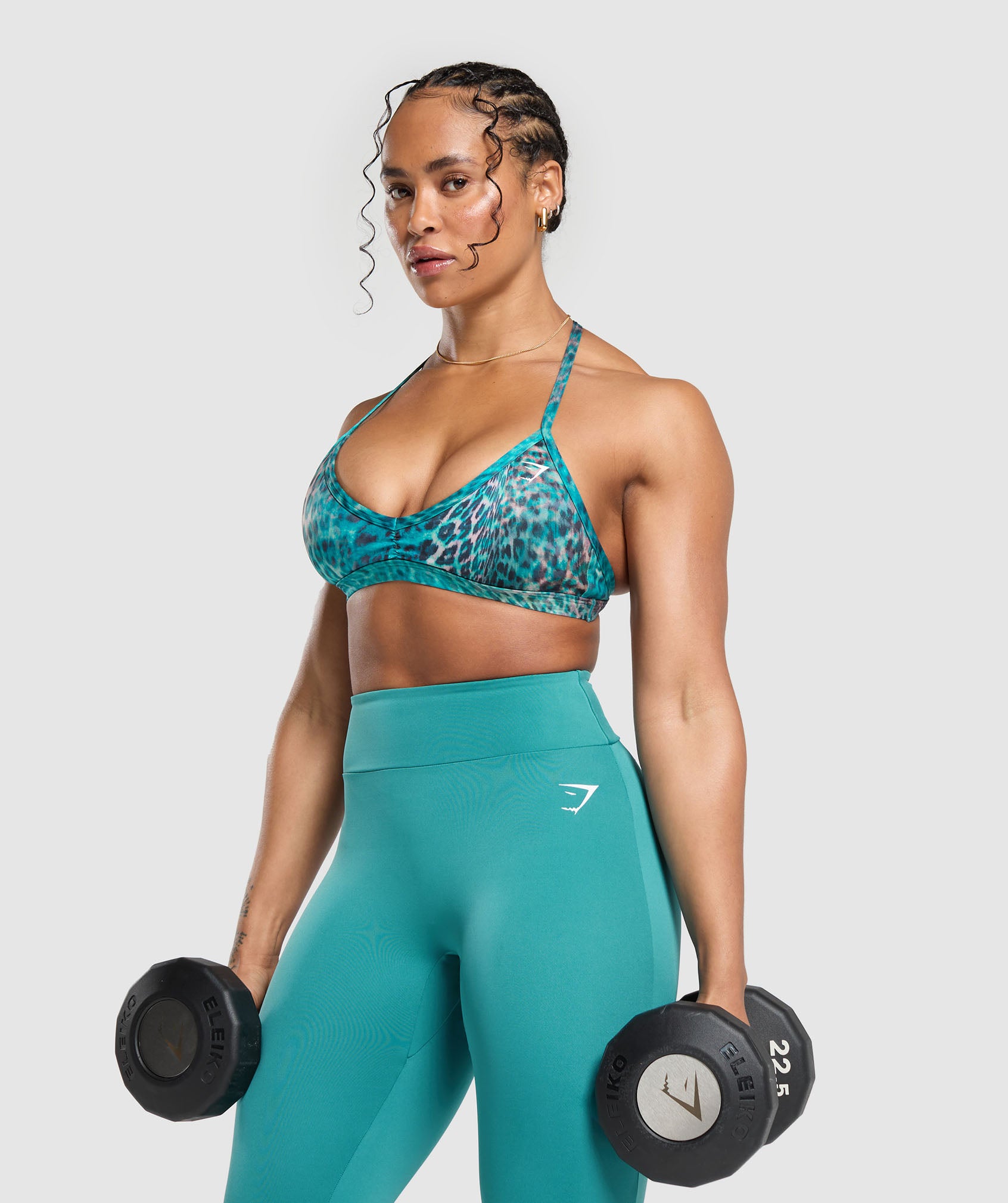 Power X Minimal Sports Bra in Bondi Teal - view 7