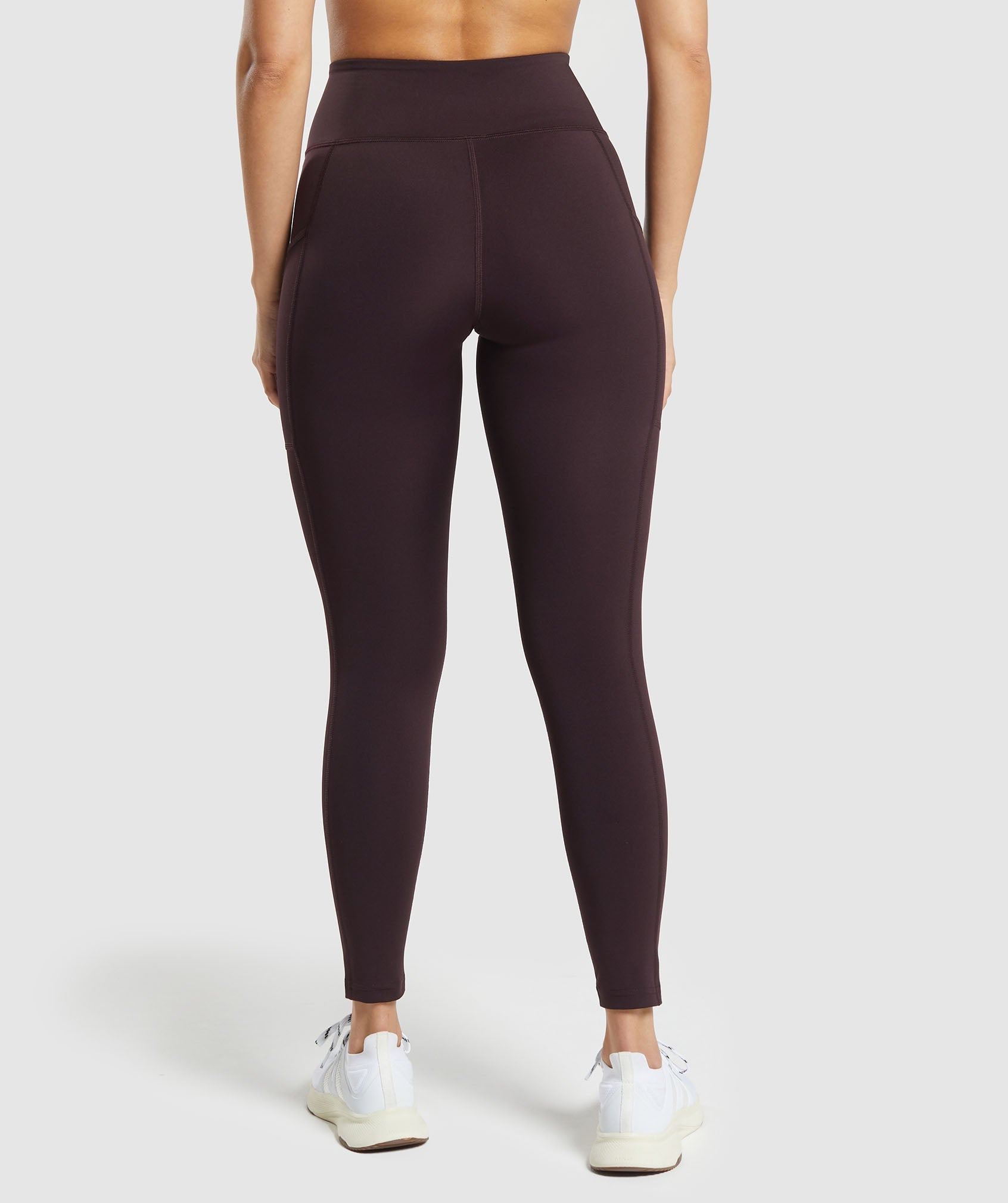 Pocket Leggings in Plum Brown - view 3