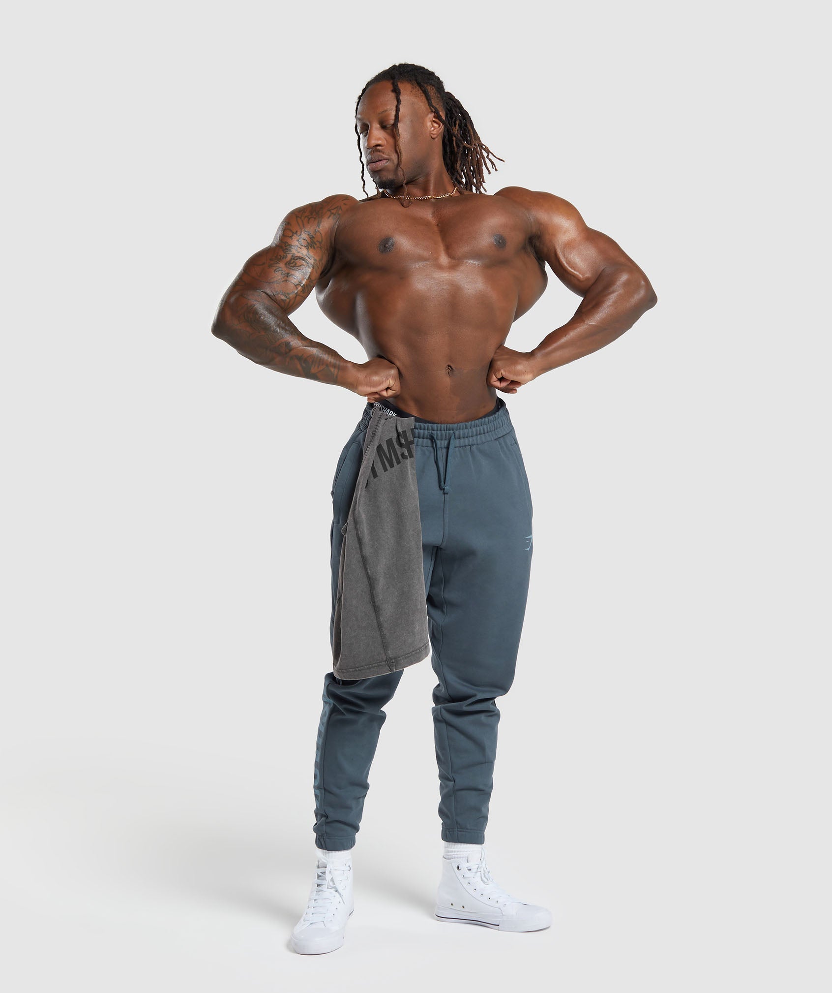 Power Joggers in Titanium Blue - view 4