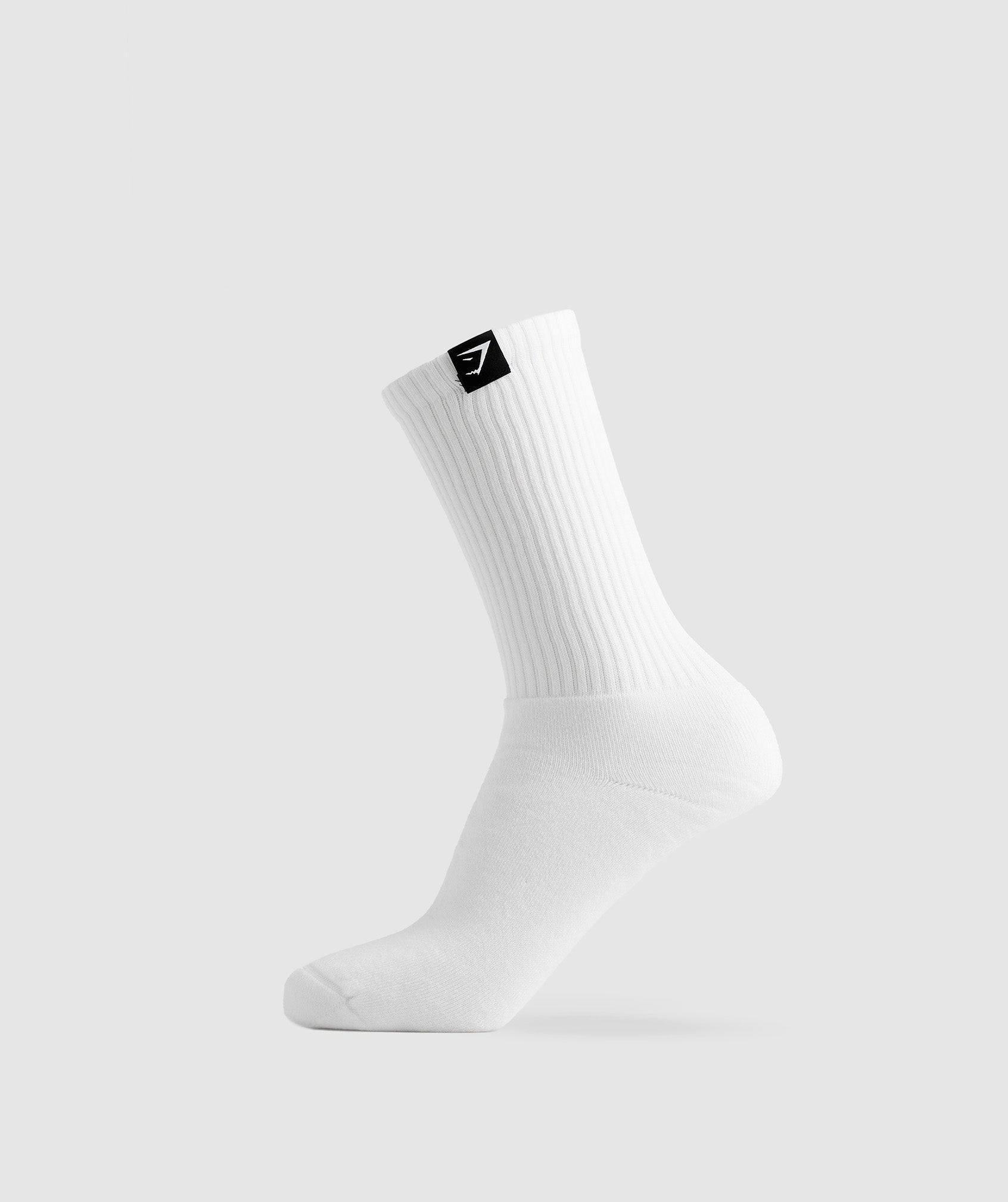 Gymshark Crew Socks Pack Of 3 White Size S - Dutch Goat