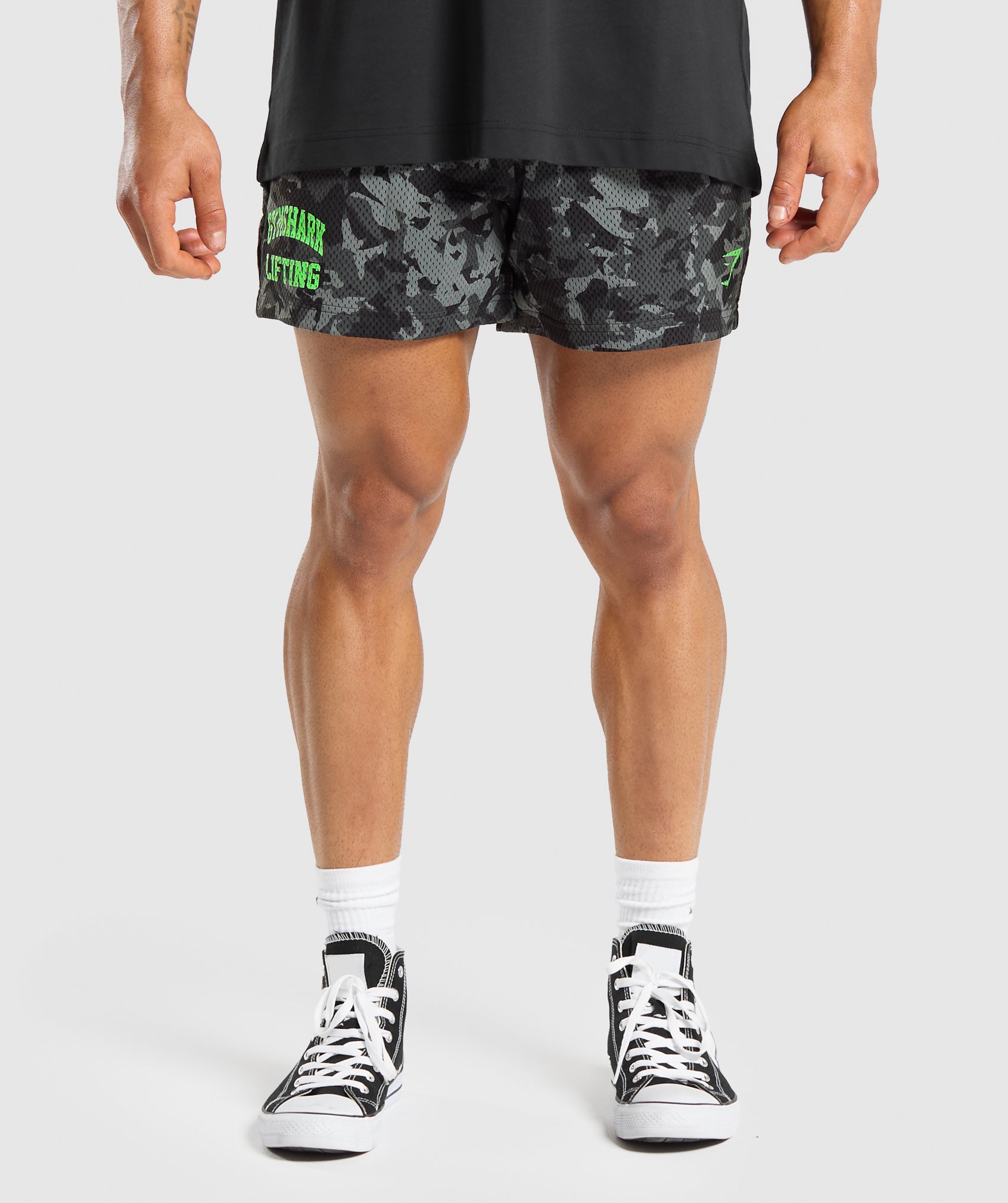 Printed Lifting Mesh 5" Shorts