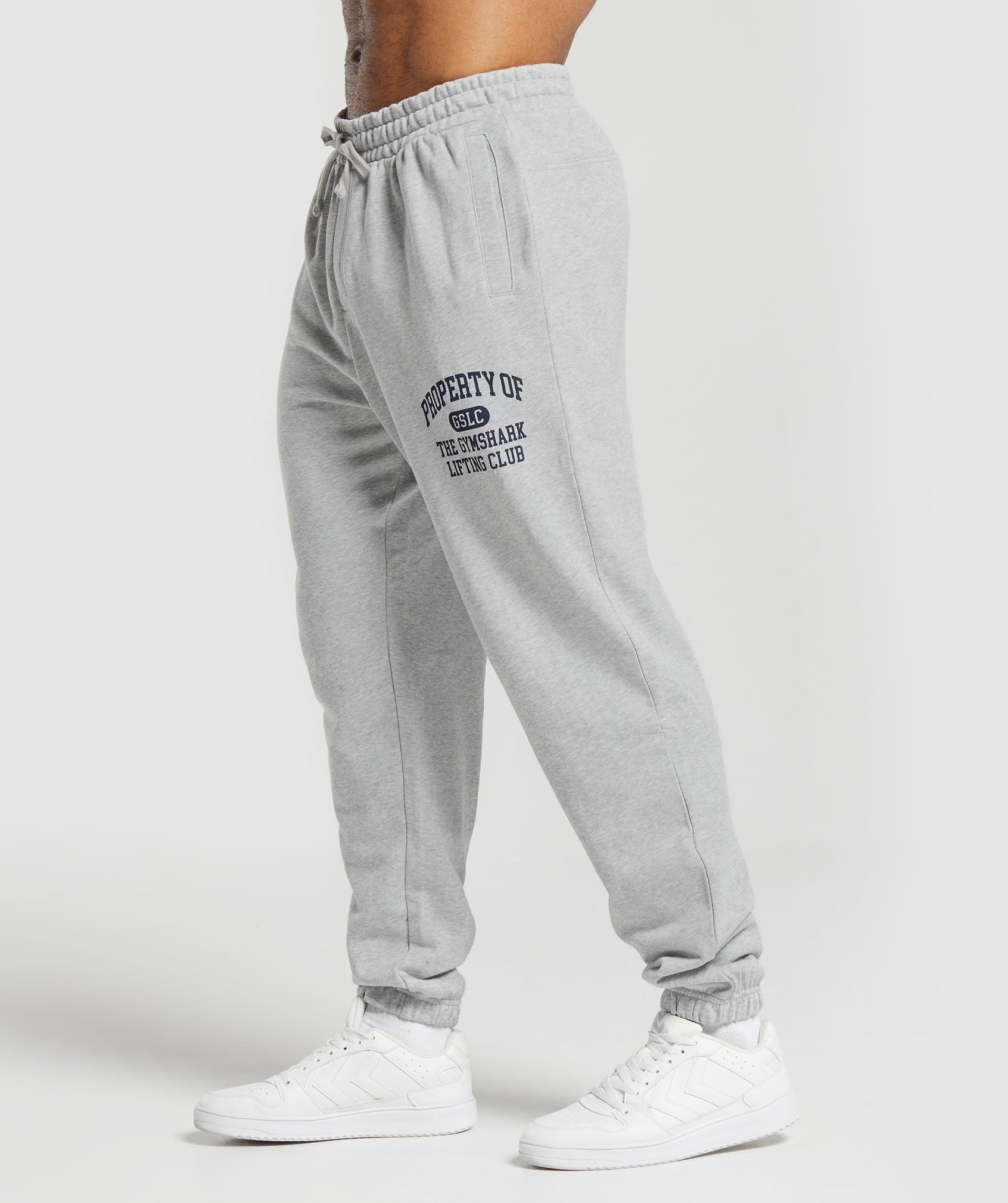Property Of Joggers in Light Grey Core Marl - view 3