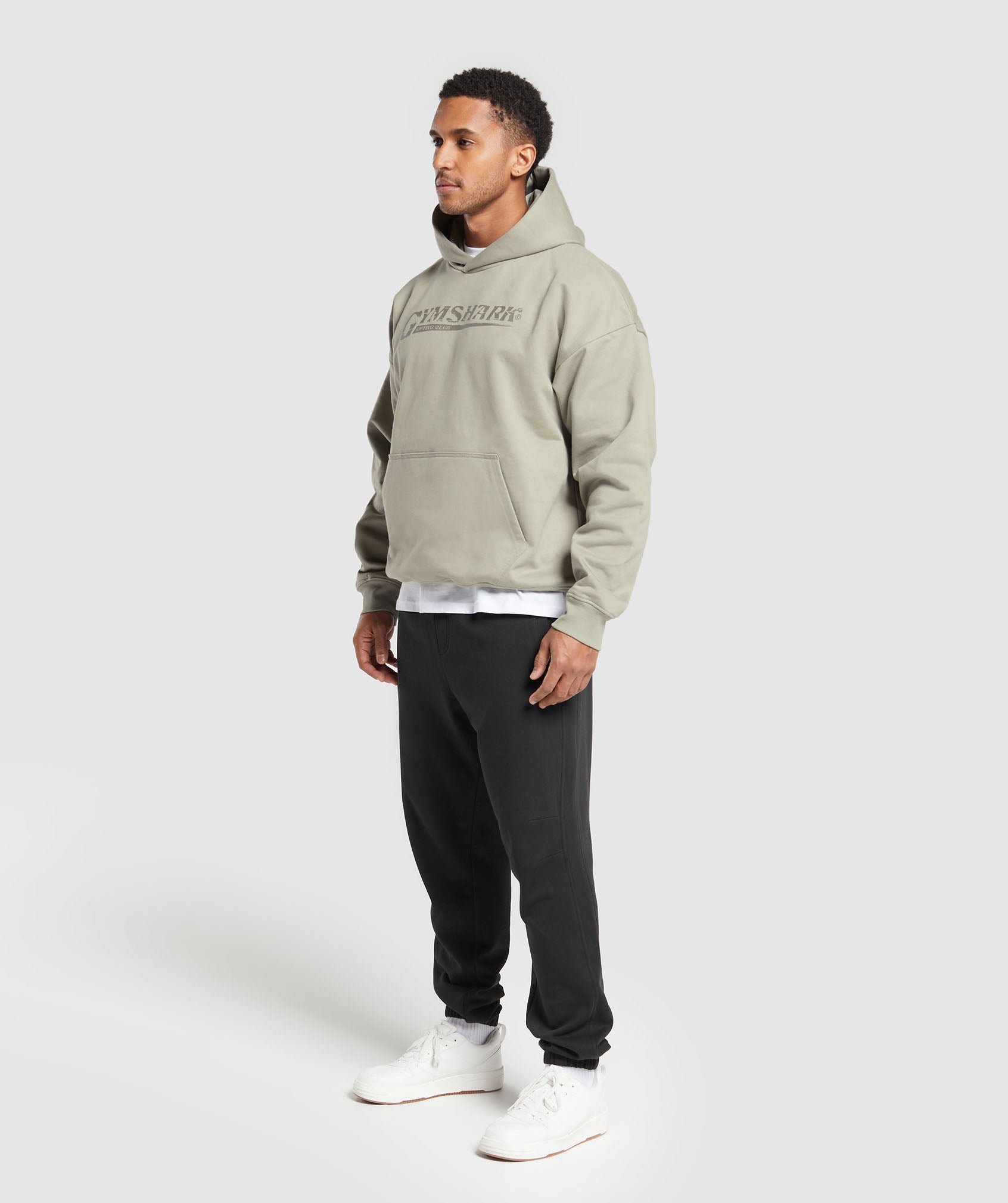 Pump Cover Hoodie in Chalk Green - view 4
