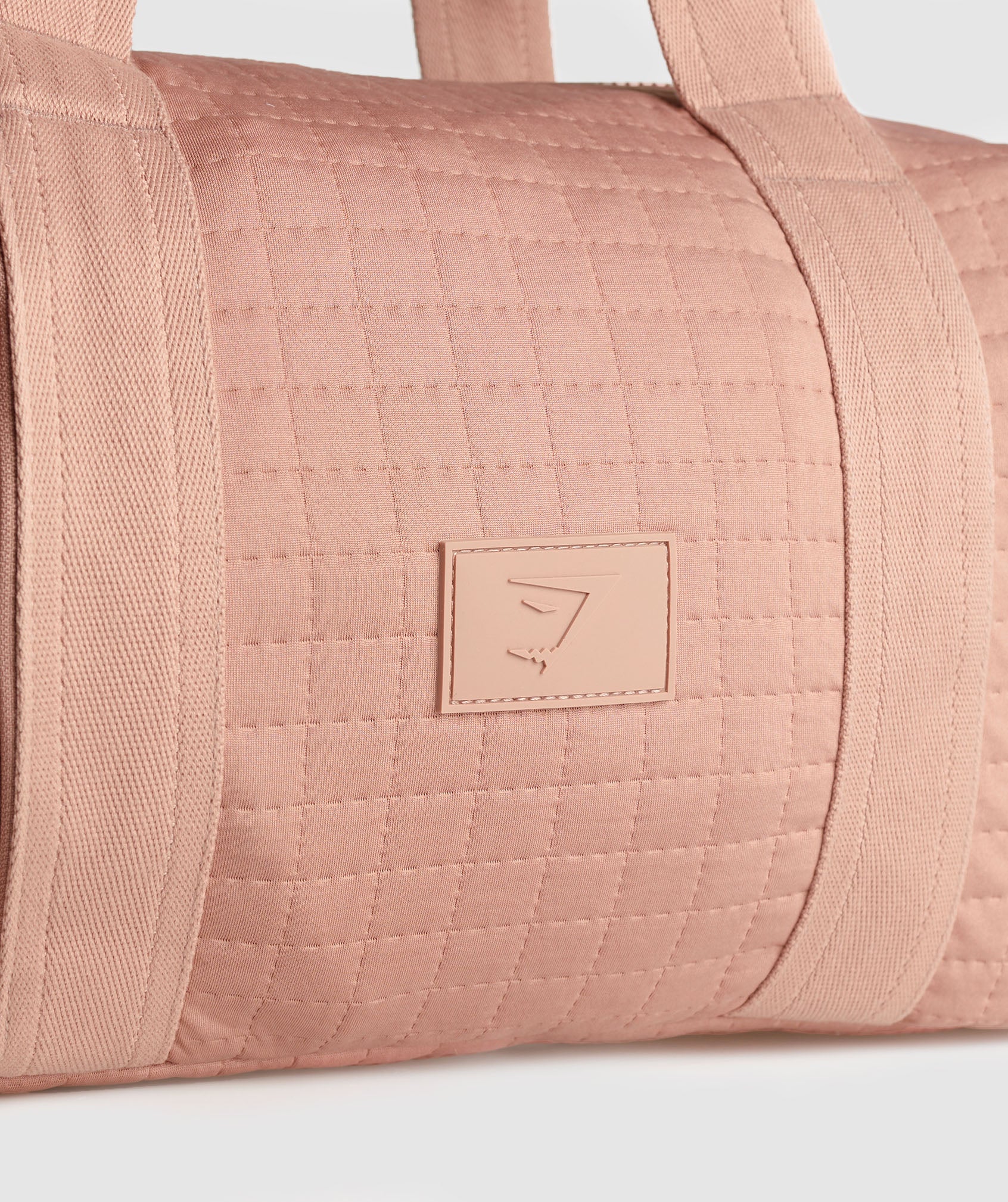 Quilted Tote Bag in Faded Pink - view 3