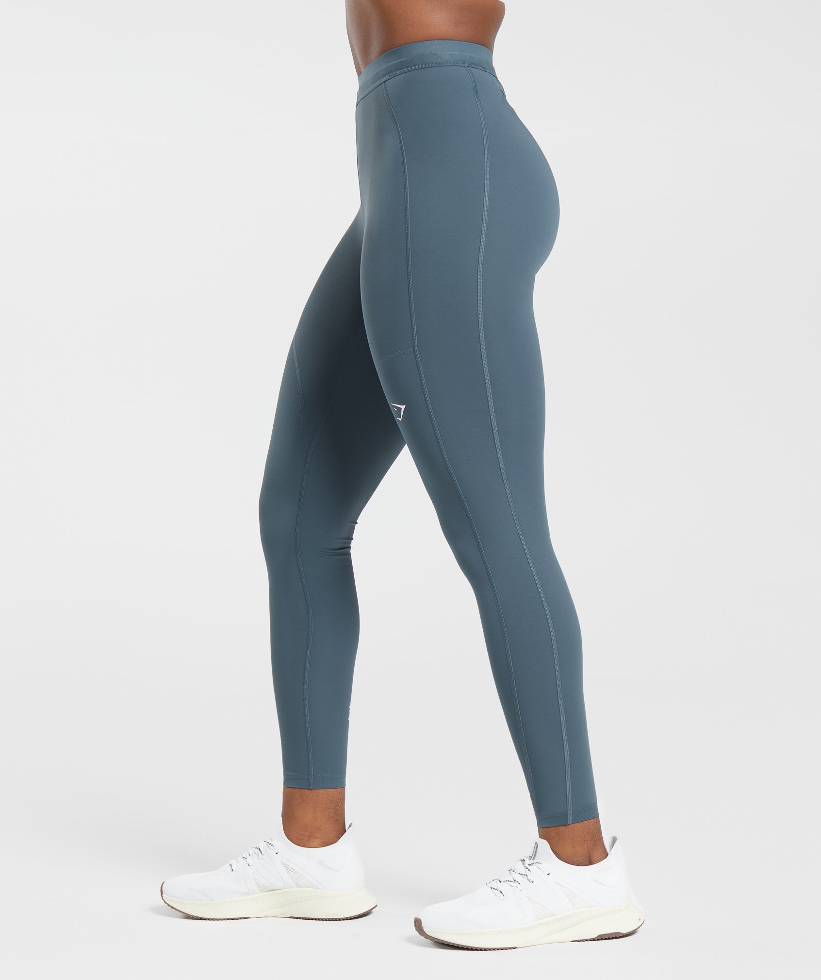 Running Leggings in Smokey Teal - view 3