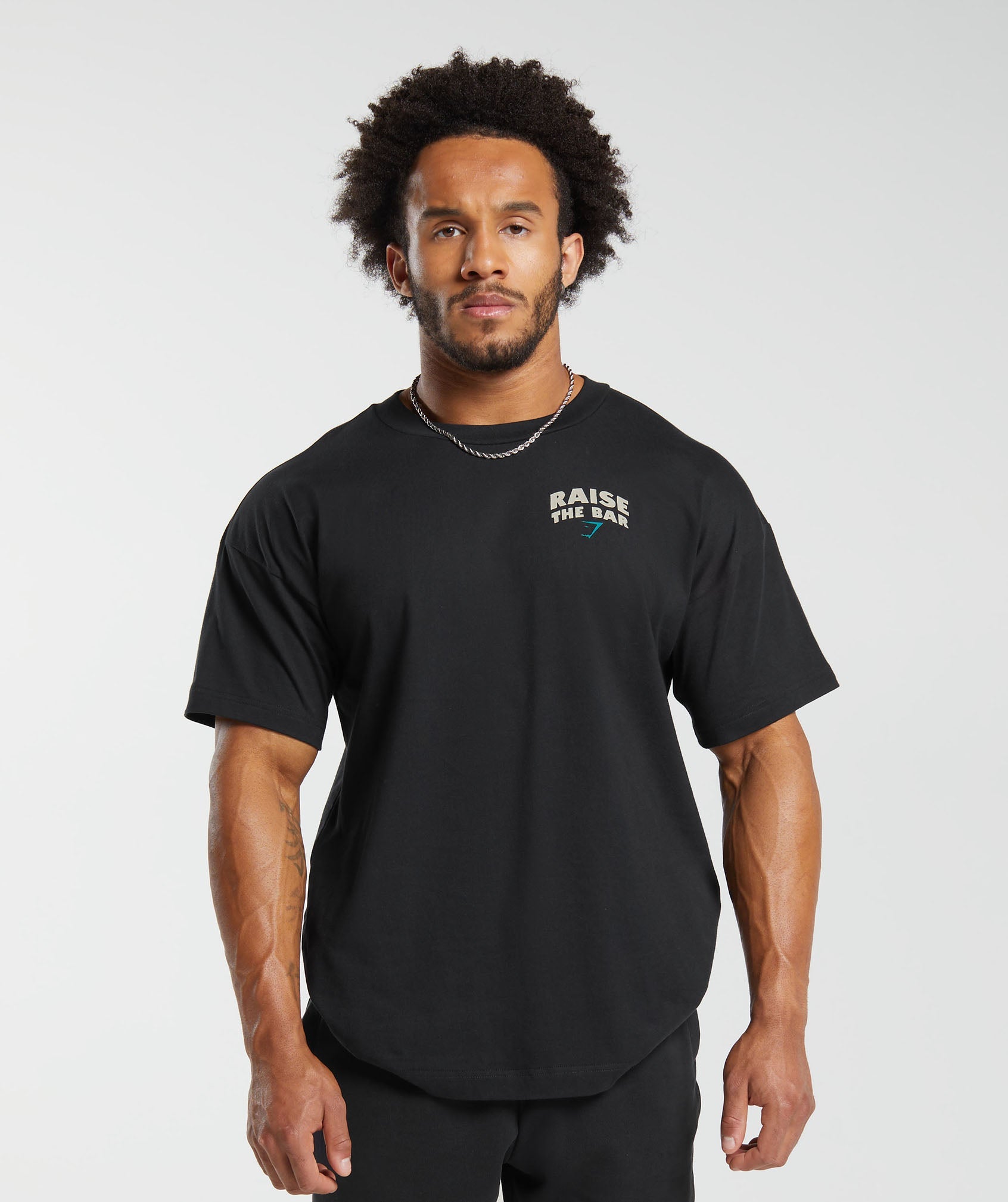 Raise the Bar T-Shirt in Black - view 2