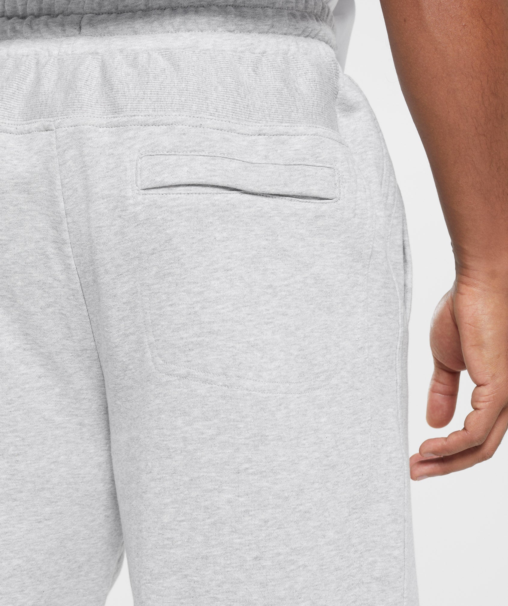 Gymshark Rest Day Sweats Shorts - Light Grey Core Marl