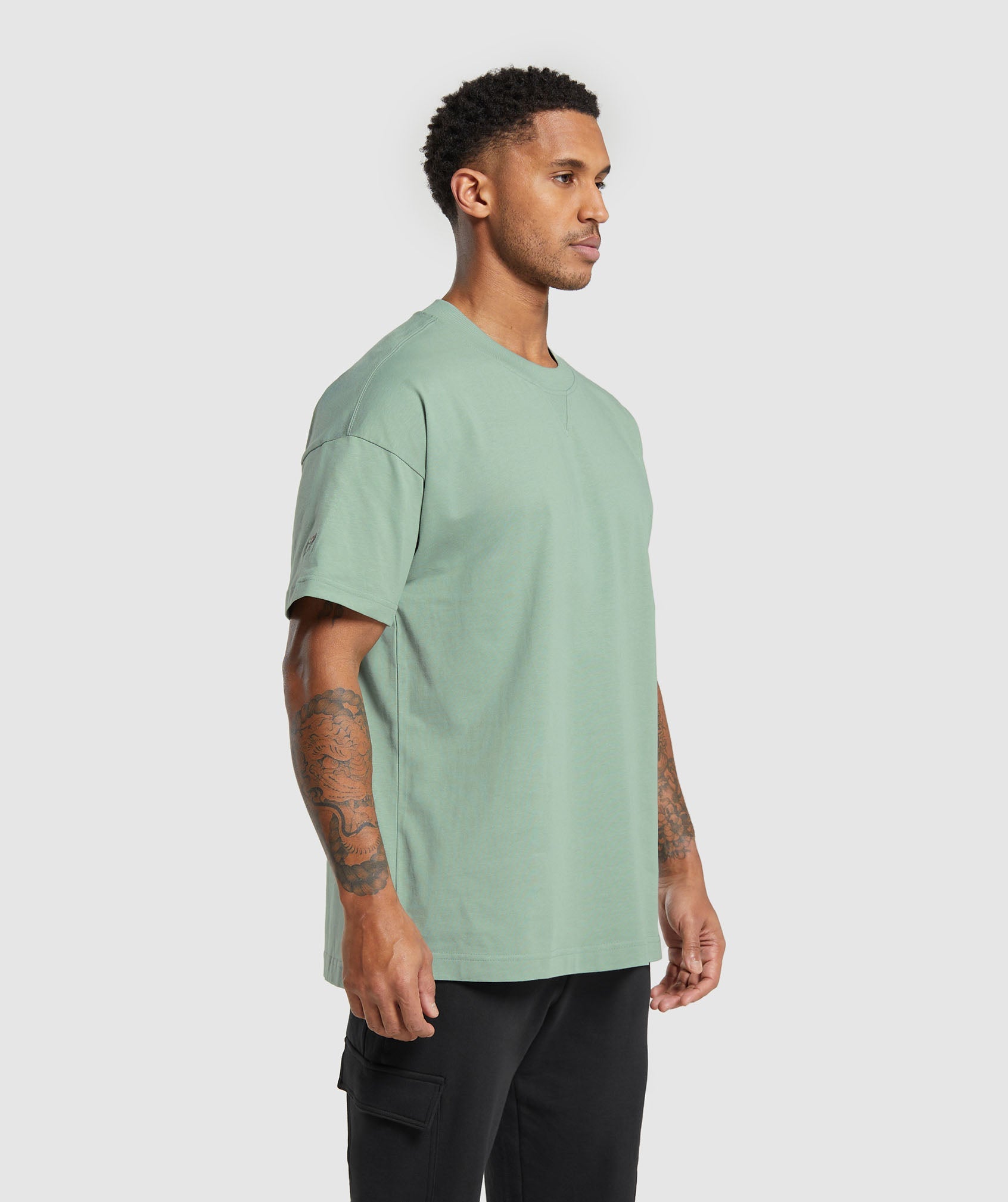 Rest Day Essentials T-Shirt in Dollar Green - view 3