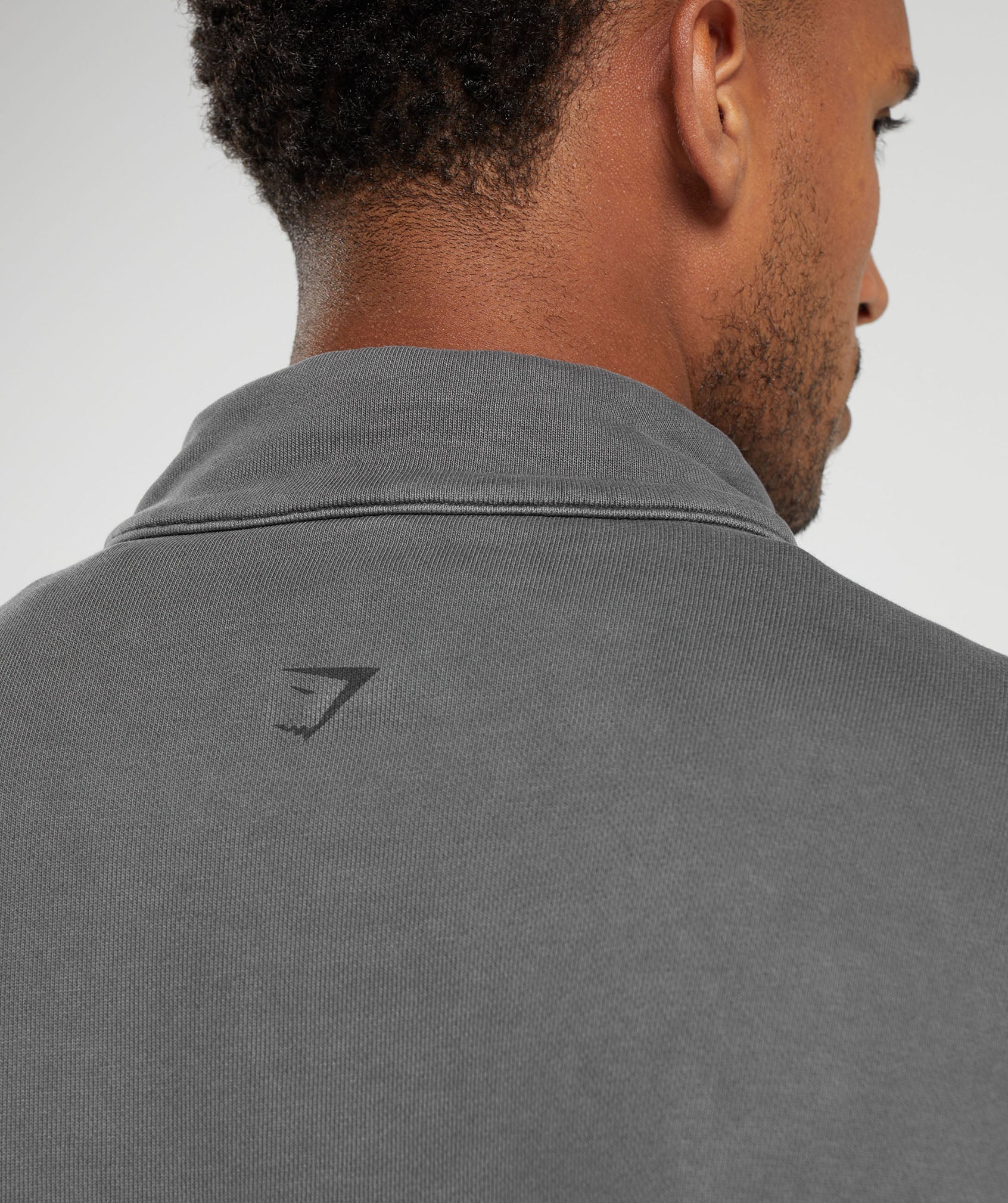 Heavyweight 1/4 Zip in Black - view 5